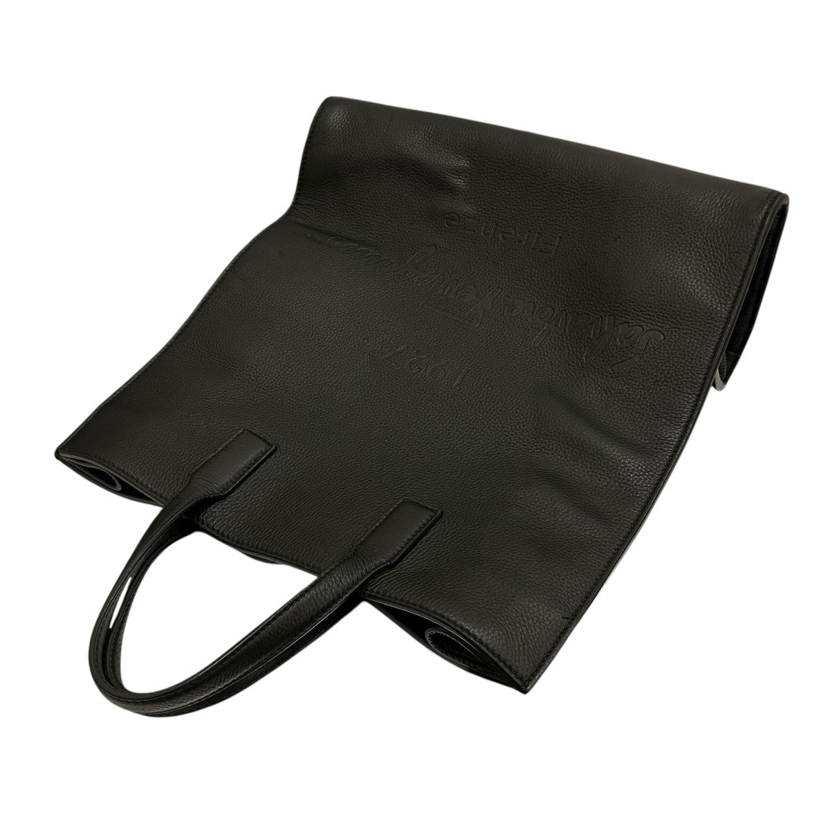 Salvatore Ferragamo レザーロゴトートバッグ 古着・中古-4枚目のアイテム画像