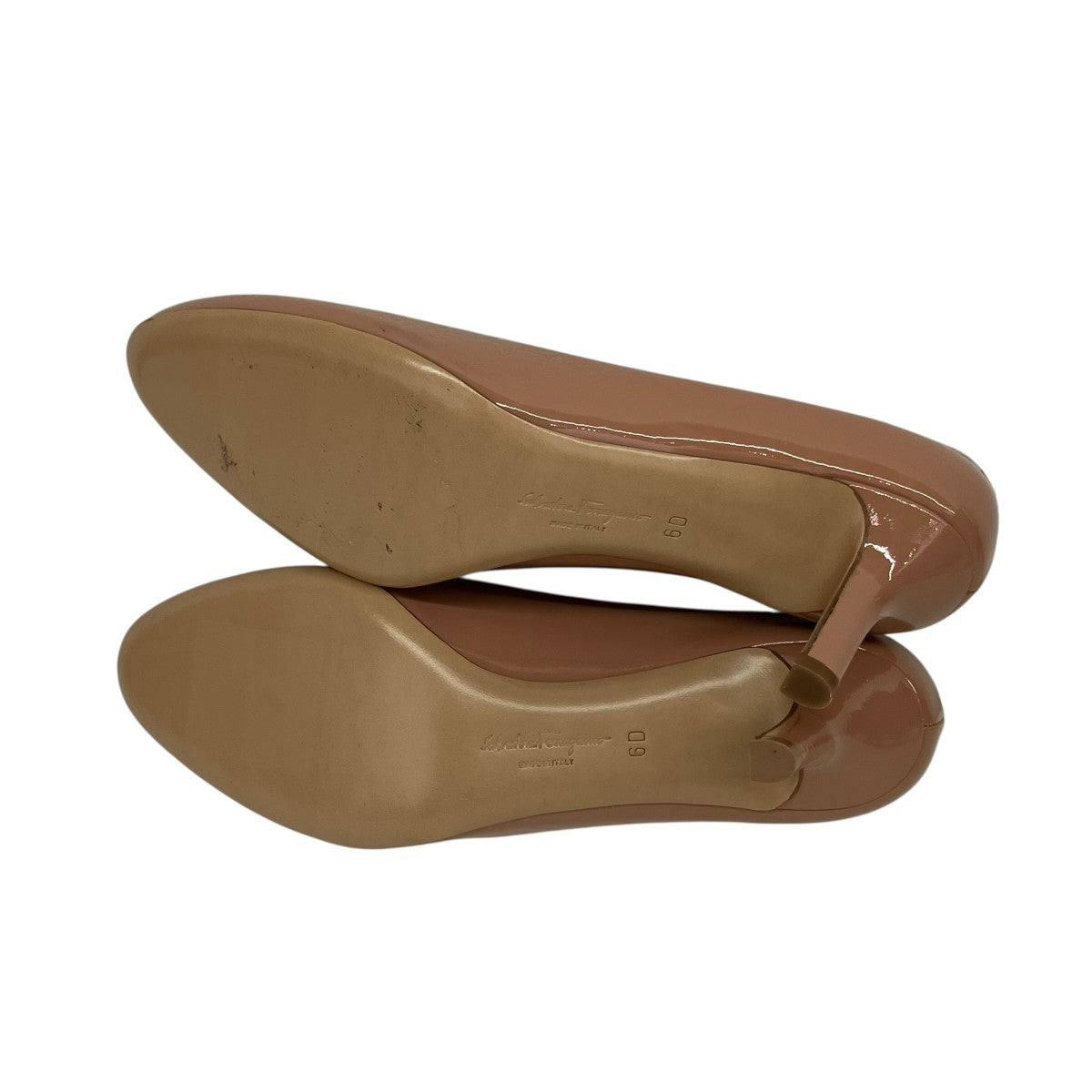 Salvatore Ferragamo パテントヒールパンプス 古着・中古-3枚目のアイテム画像