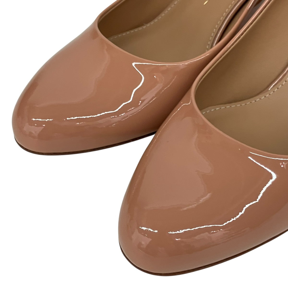 Salvatore Ferragamo パテントヒールパンプス 古着・中古-5枚目のアイテム画像