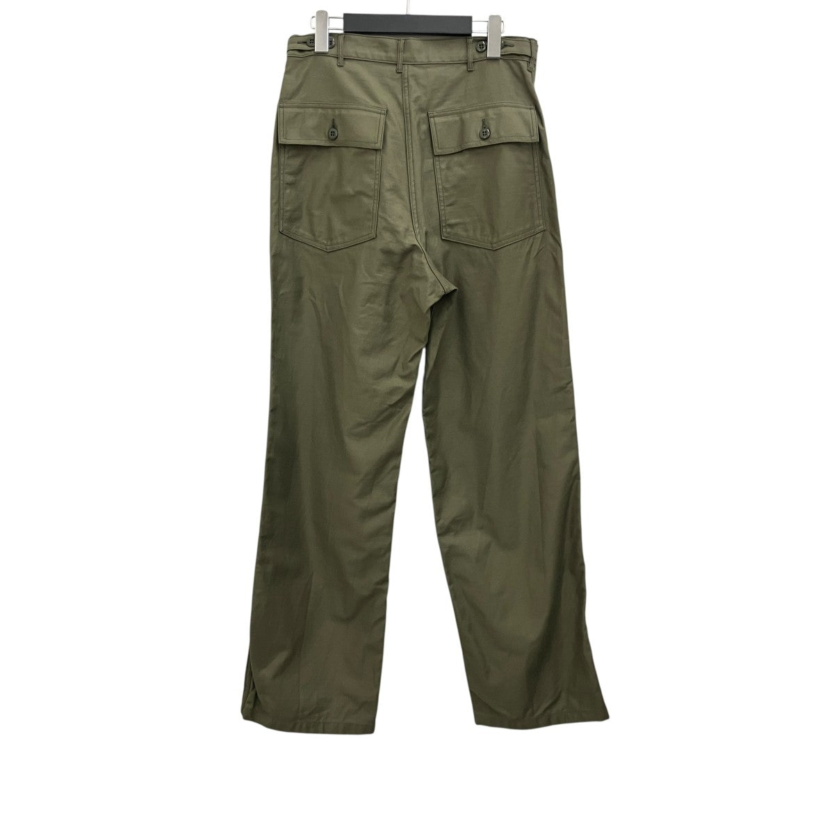 HYKE 25SS【BACK SATIN BAKER PANTS】ベイカーパンツ251-13317 033 古着・中古-2枚目のアイテム画像