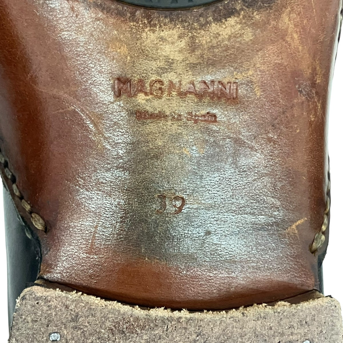 MAGNANNI レザーシューズ39564 古着・中古-8枚目のアイテム画像