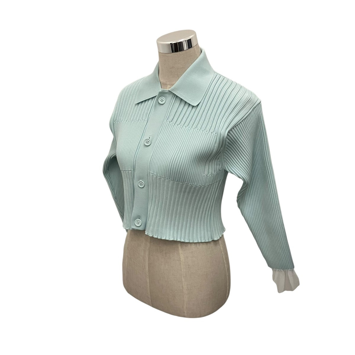CFCL 【FLUTED LUCENT CROPPED SHIRT CARDIGAN】クロップドシャツカーディガンCF011KE098JP00 古着・中古-1枚目のアイテム画像