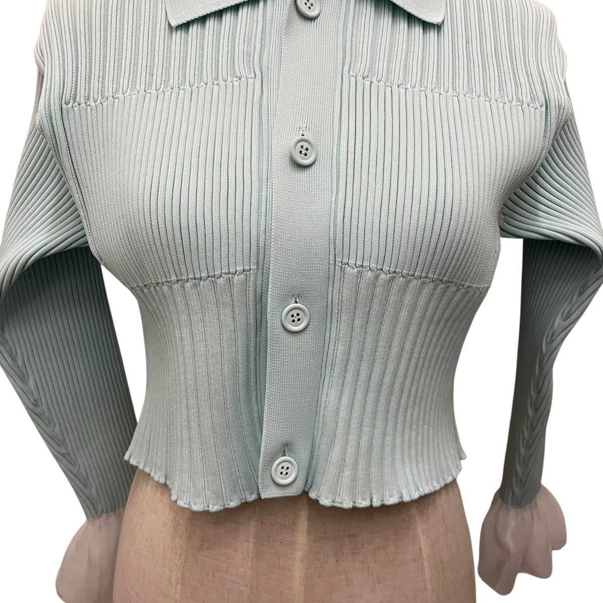 CFCL 【FLUTED LUCENT CROPPED SHIRT CARDIGAN】クロップドシャツカーディガンCF011KE098JP00 古着・中古-5枚目のアイテム画像