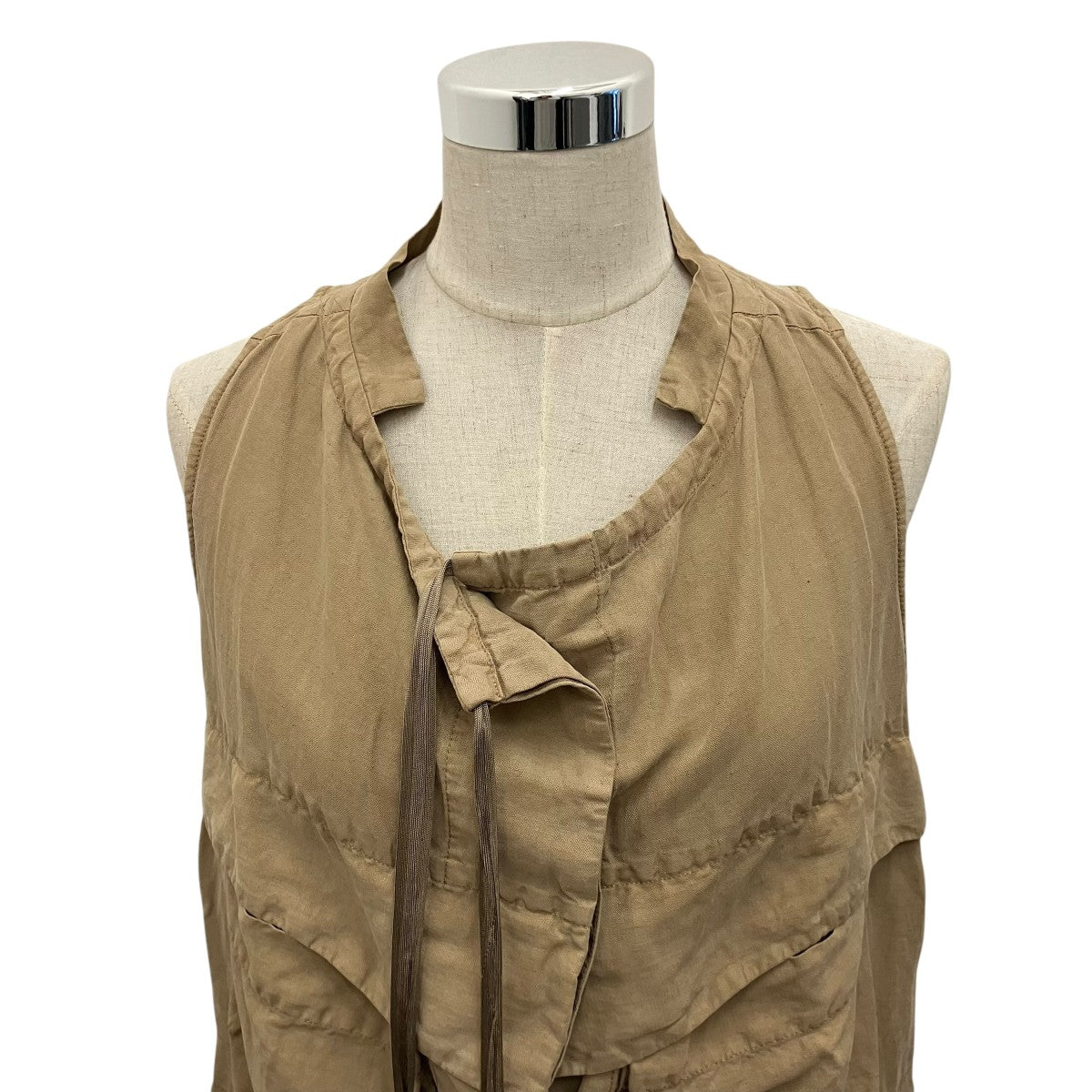 ISABEL MARANT リネン×シルクベスト1501 古着・中古-4枚目のアイテム画像