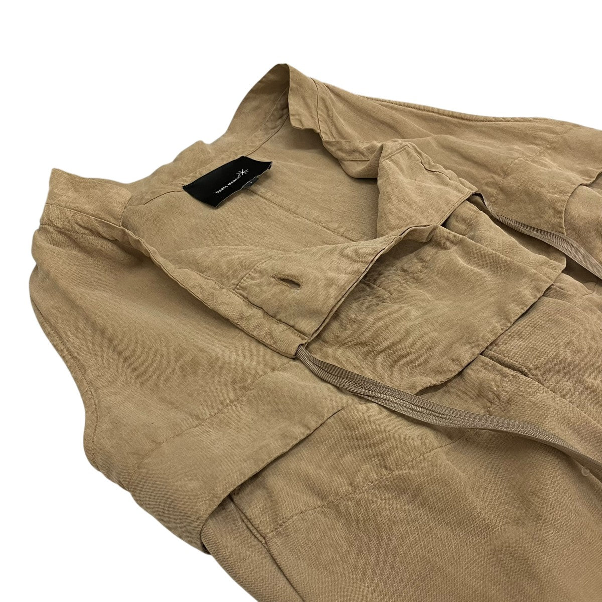 ISABEL MARANT リネン×シルクベスト1501 古着・中古-6枚目のアイテム画像