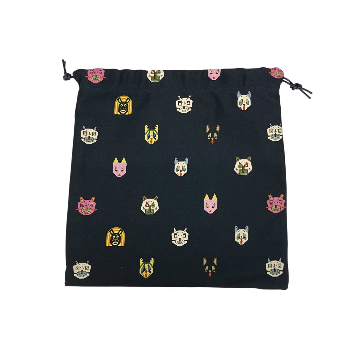 LOEWE×Louis Wain キャンバスポーチC64305 古着・中古-2枚目のアイテム画像