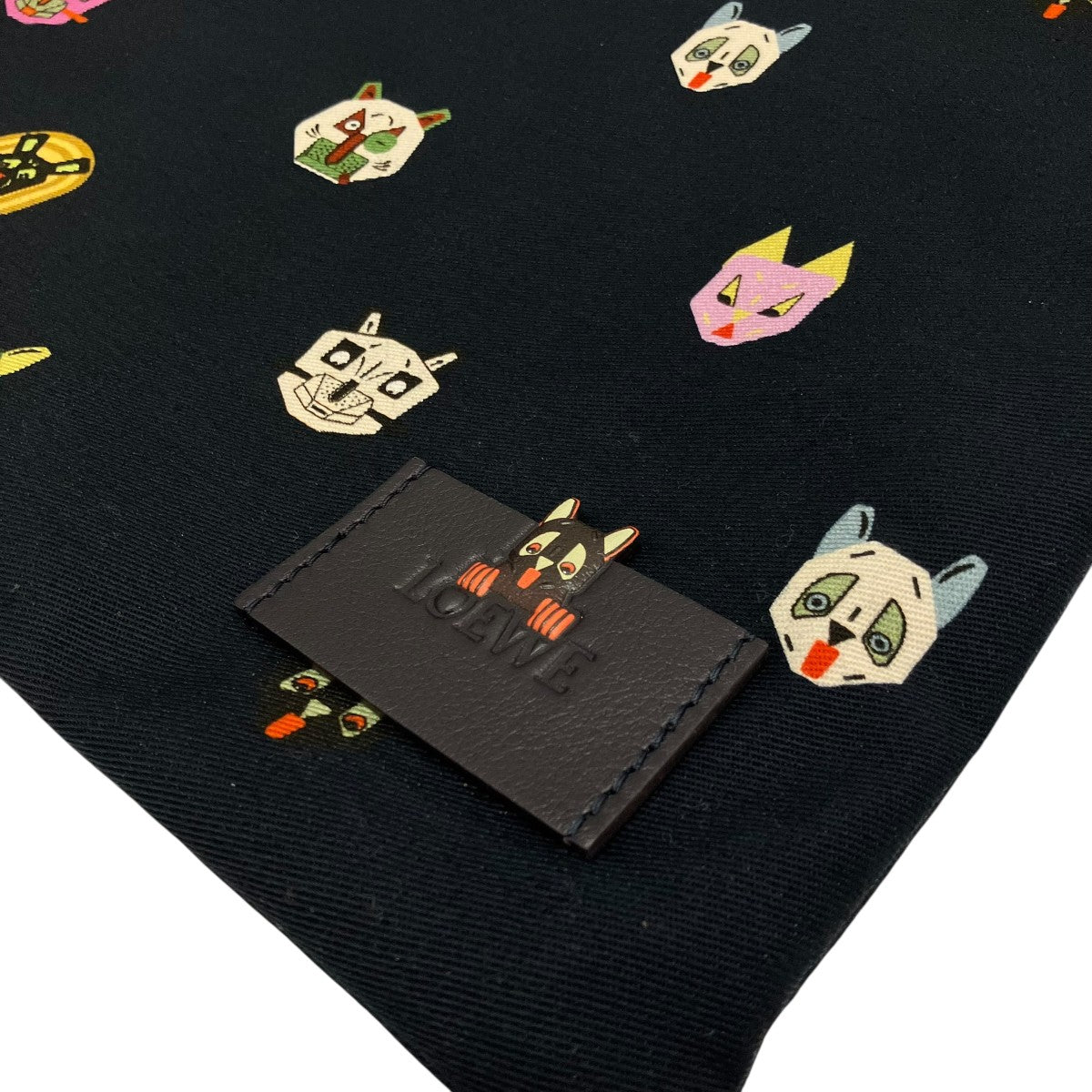 LOEWE×Louis Wain キャンバスポーチC64305 古着・中古-8枚目のアイテム画像