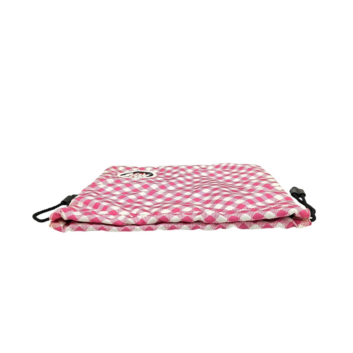 MIU MIU CLUBワッペン ギンガムチェックポーチ 古着・中古-3枚目のアイテム画像