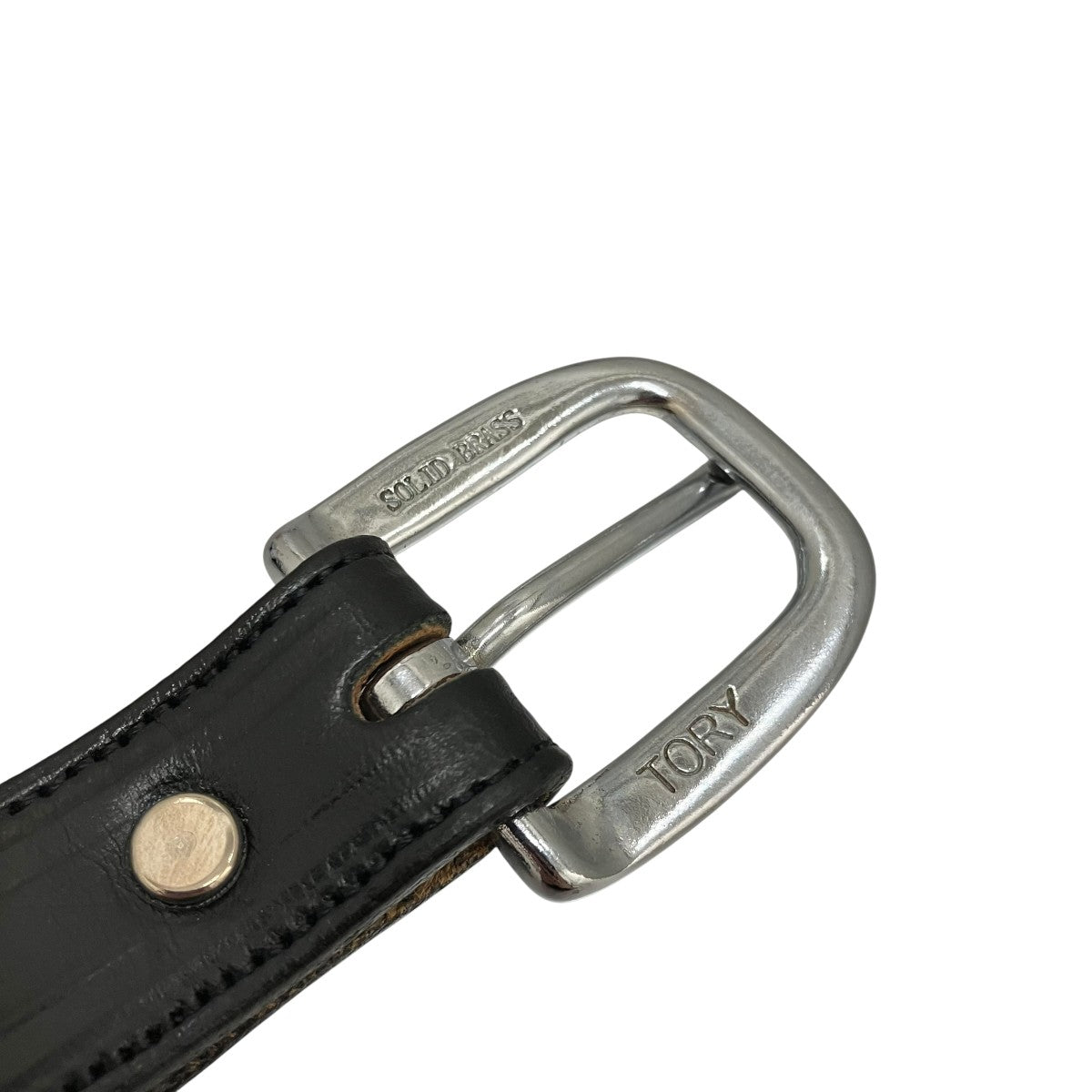 TORY LEATHER レザースタッズベルト 古着・中古-9枚目のアイテム画像