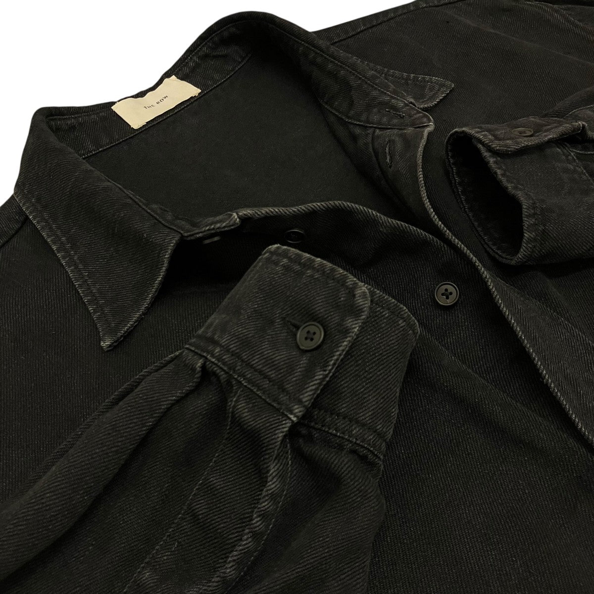 THE ROW 【PENN SHIRT】リネンデニムシャツ636-W3654 古着・中古-5枚目のアイテム画像