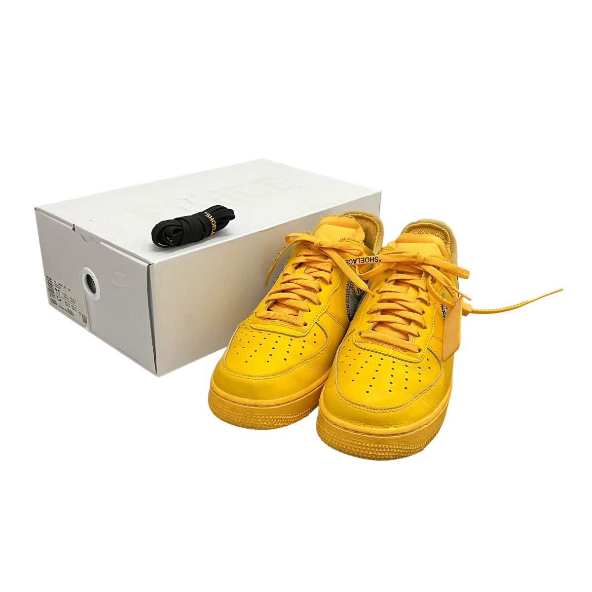 OFFWHITE×NIKE 【E AIR FORCE 1 LOW UNIVERSITY GOLD】スニーカーDD1876-700 古着・中古-10枚目のアイテム画像