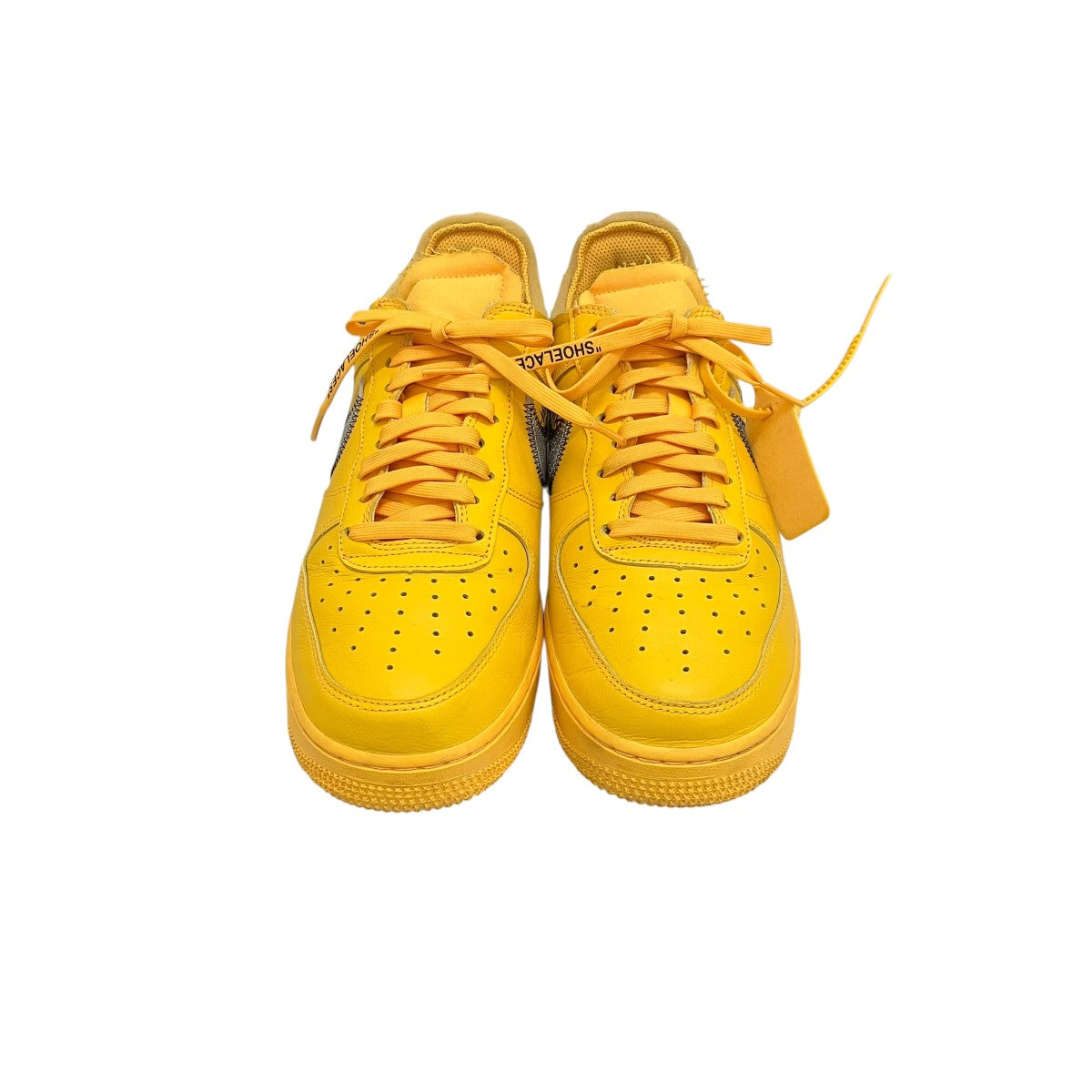 OFFWHITE×NIKE 【E AIR FORCE 1 LOW UNIVERSITY GOLD】スニーカーDD1876-700 古着・中古-2枚目のアイテム画像