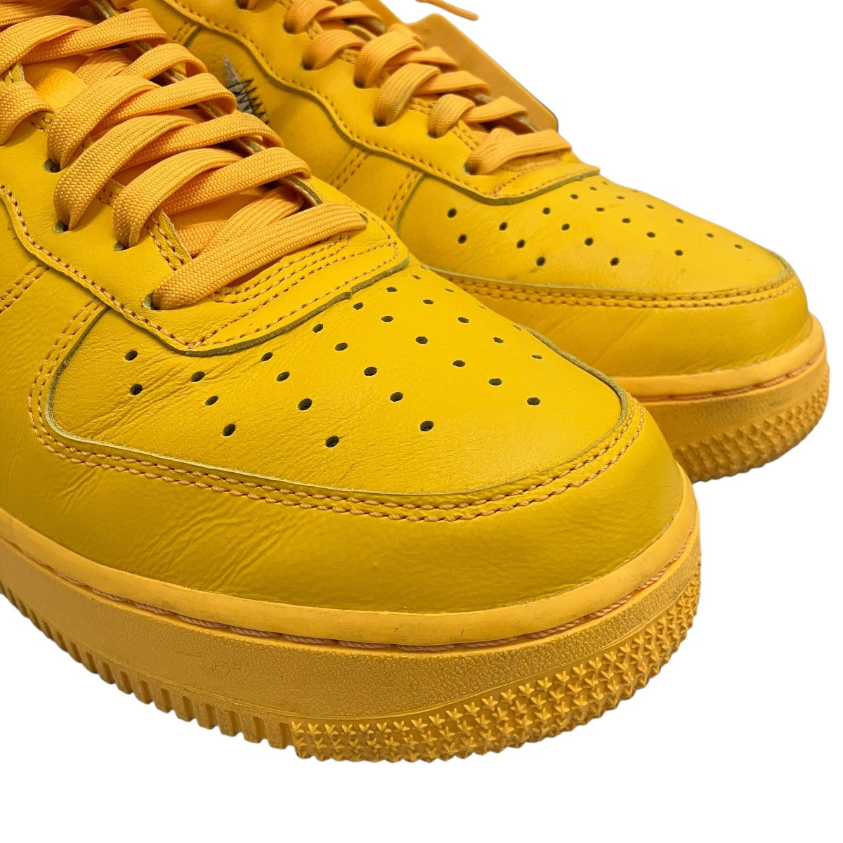 OFFWHITE×NIKE 【E AIR FORCE 1 LOW UNIVERSITY GOLD】スニーカーDD1876-700 古着・中古-7枚目のアイテム画像