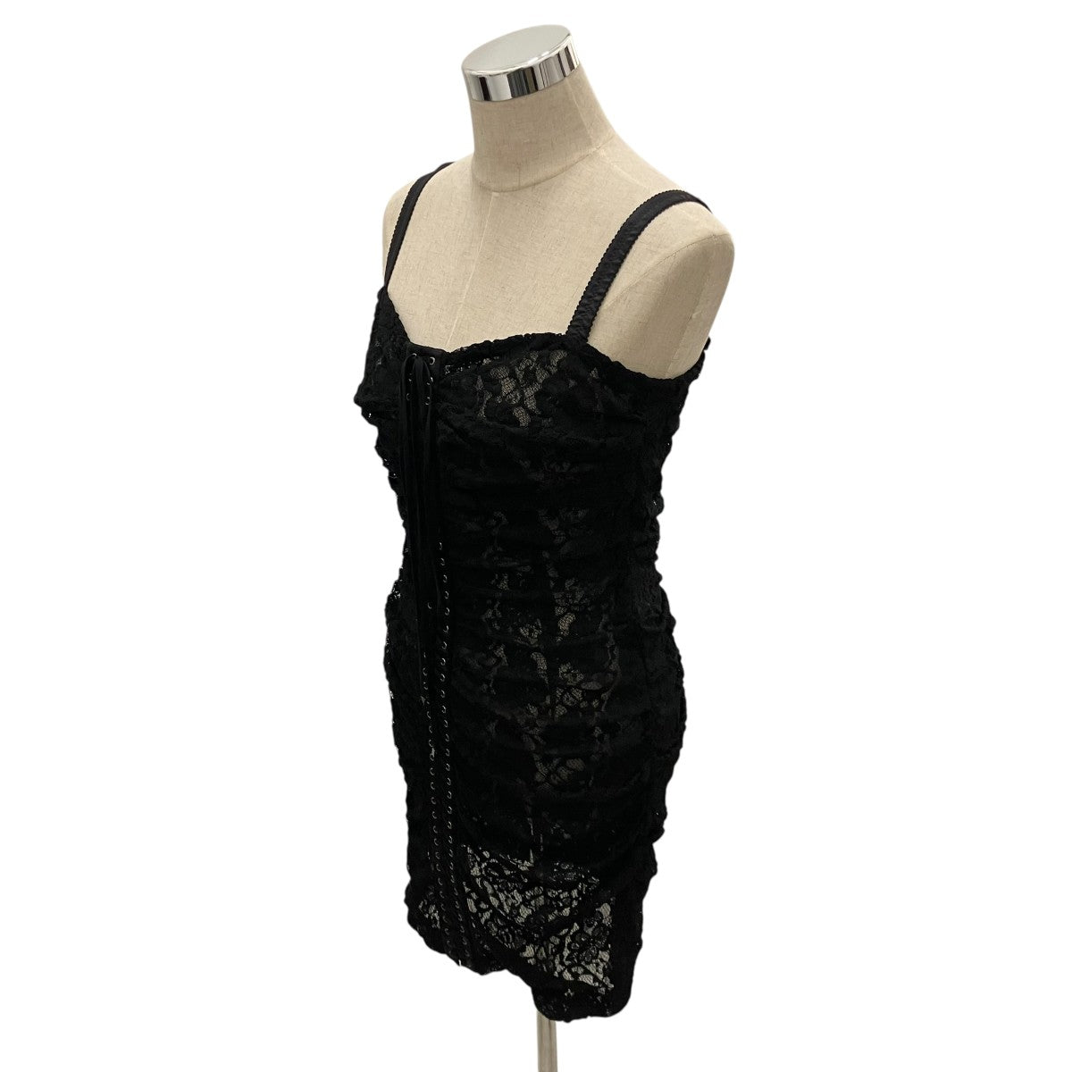 DOLCE ＆ GABBANA レースアップドレスF6A3WT 古着・中古-3枚目のアイテム画像