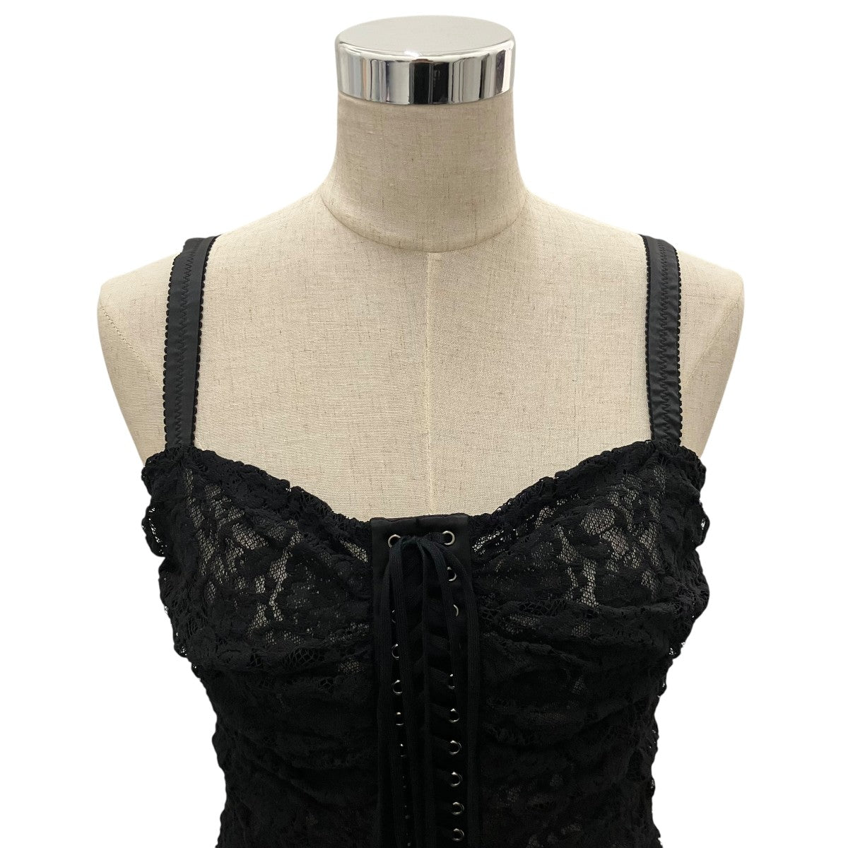 DOLCE ＆ GABBANA レースアップドレスF6A3WT 古着・中古-4枚目のアイテム画像
