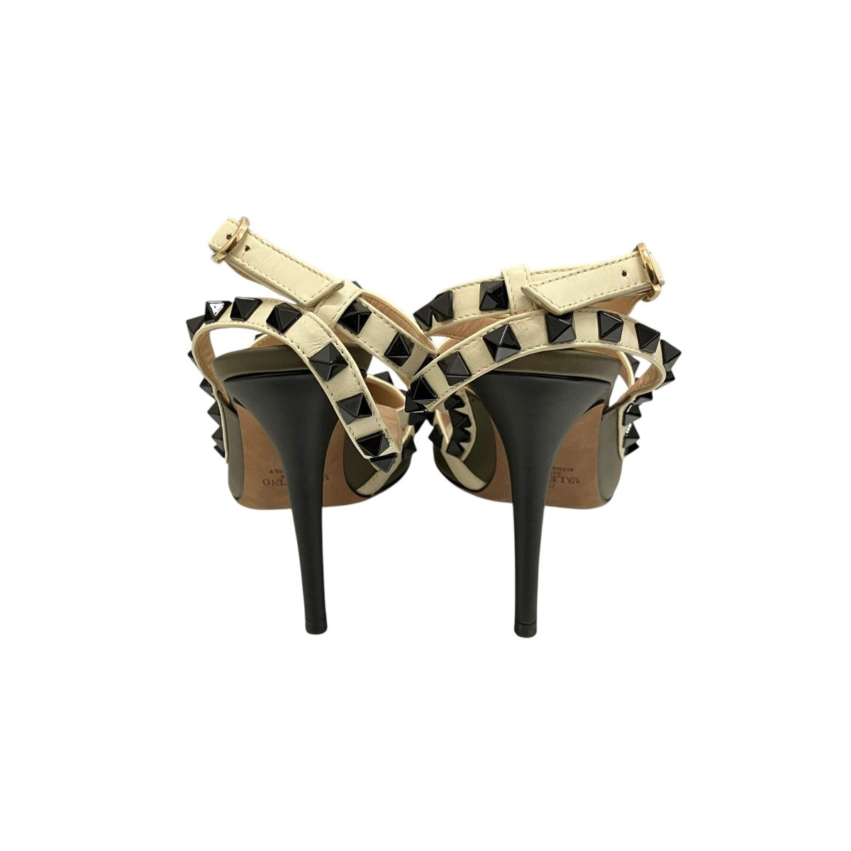 VALENTINO ロックスタッズヒールパンプス 古着・中古-3枚目のアイテム画像