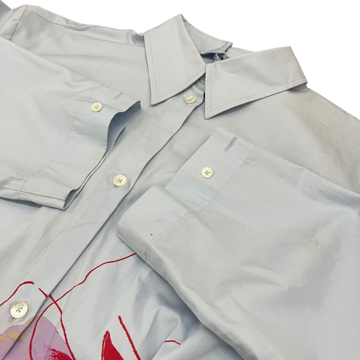 Paul Smith グラフィックプリントシャツワンピースMK-6F-85575 古着・中古-6枚目のアイテム画像