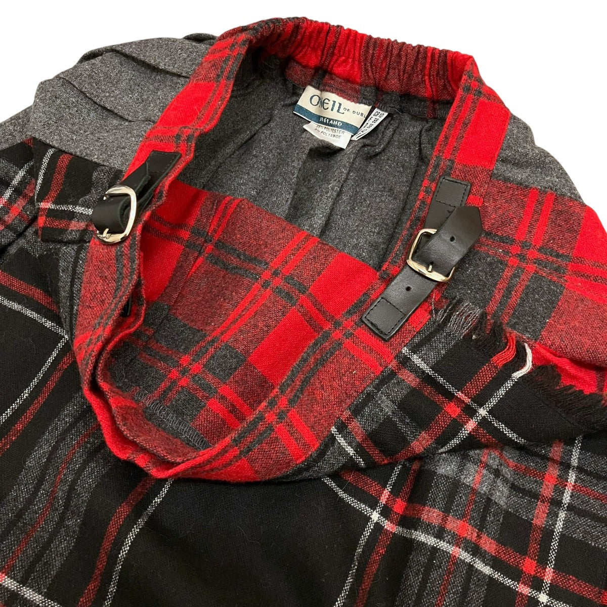 O’NEIL OF DUBLIN チェックラップスカート 古着・中古-5枚目のアイテム画像