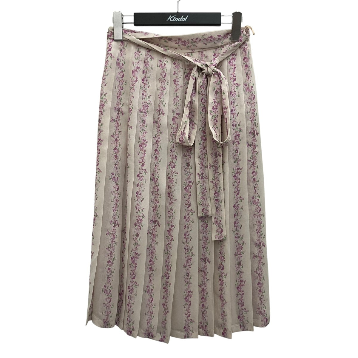 VALENTINO フローラルプリーツスカート6B0RAD259AC 古着・中古-1枚目のアイテム画像