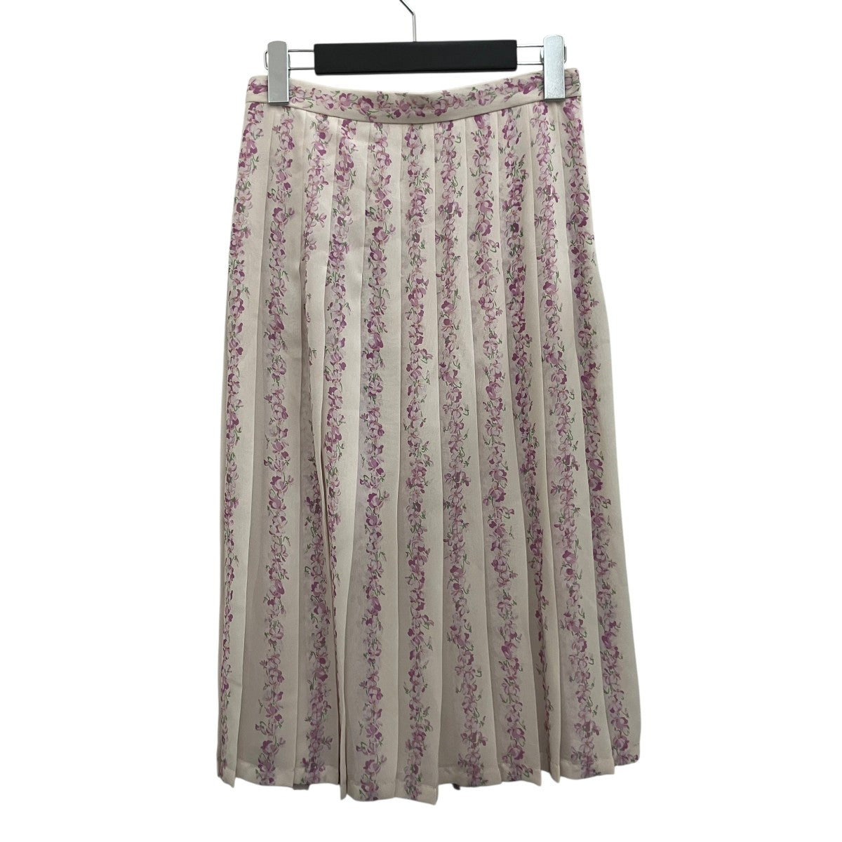 VALENTINO フローラルプリーツスカート6B0RAD259AC 古着・中古-2枚目のアイテム画像