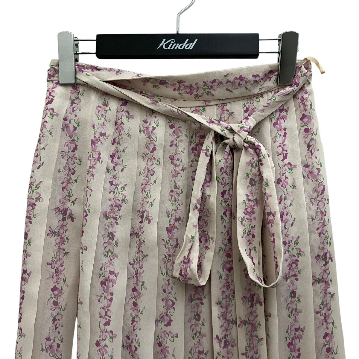 VALENTINO フローラルプリーツスカート6B0RAD259AC 古着・中古-3枚目のアイテム画像