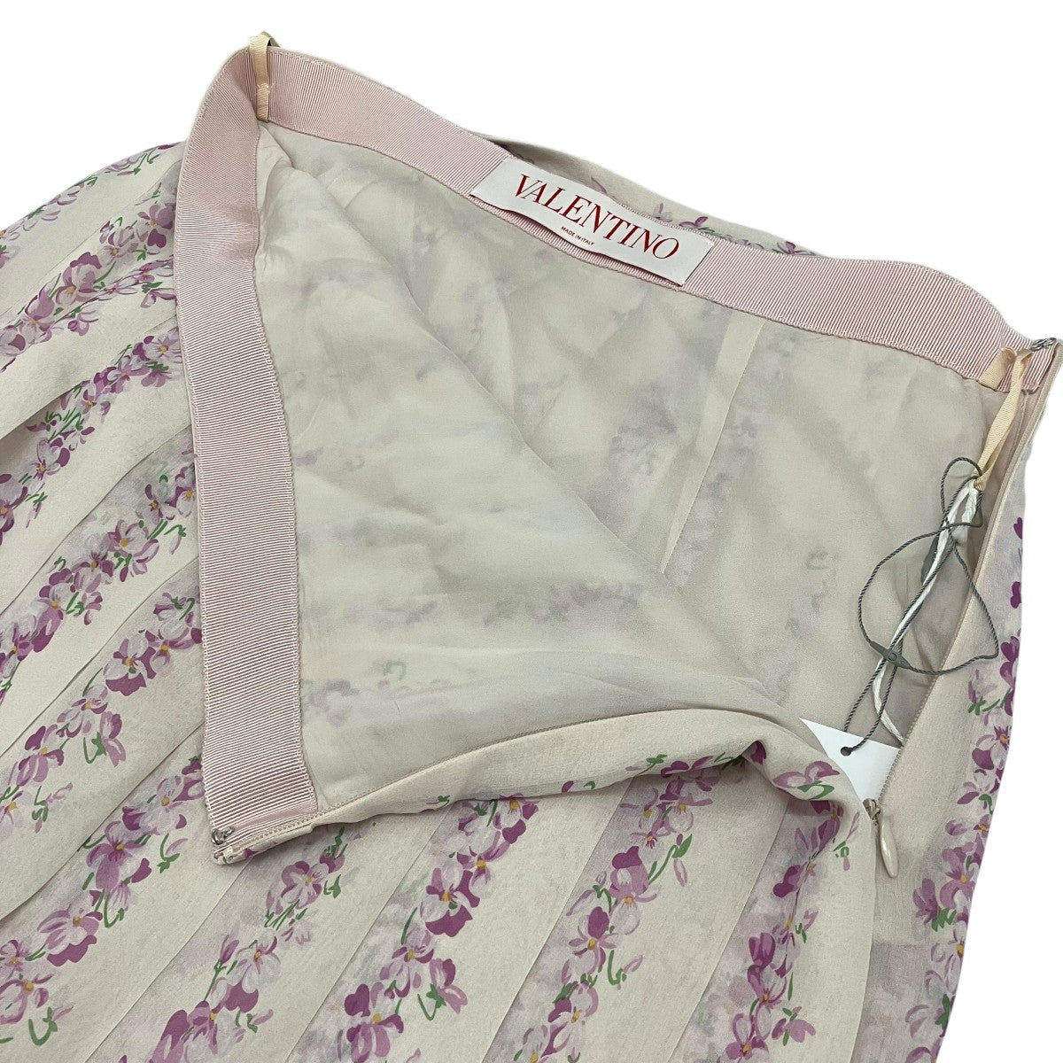VALENTINO フローラルプリーツスカート6B0RAD259AC 古着・中古-5枚目のアイテム画像