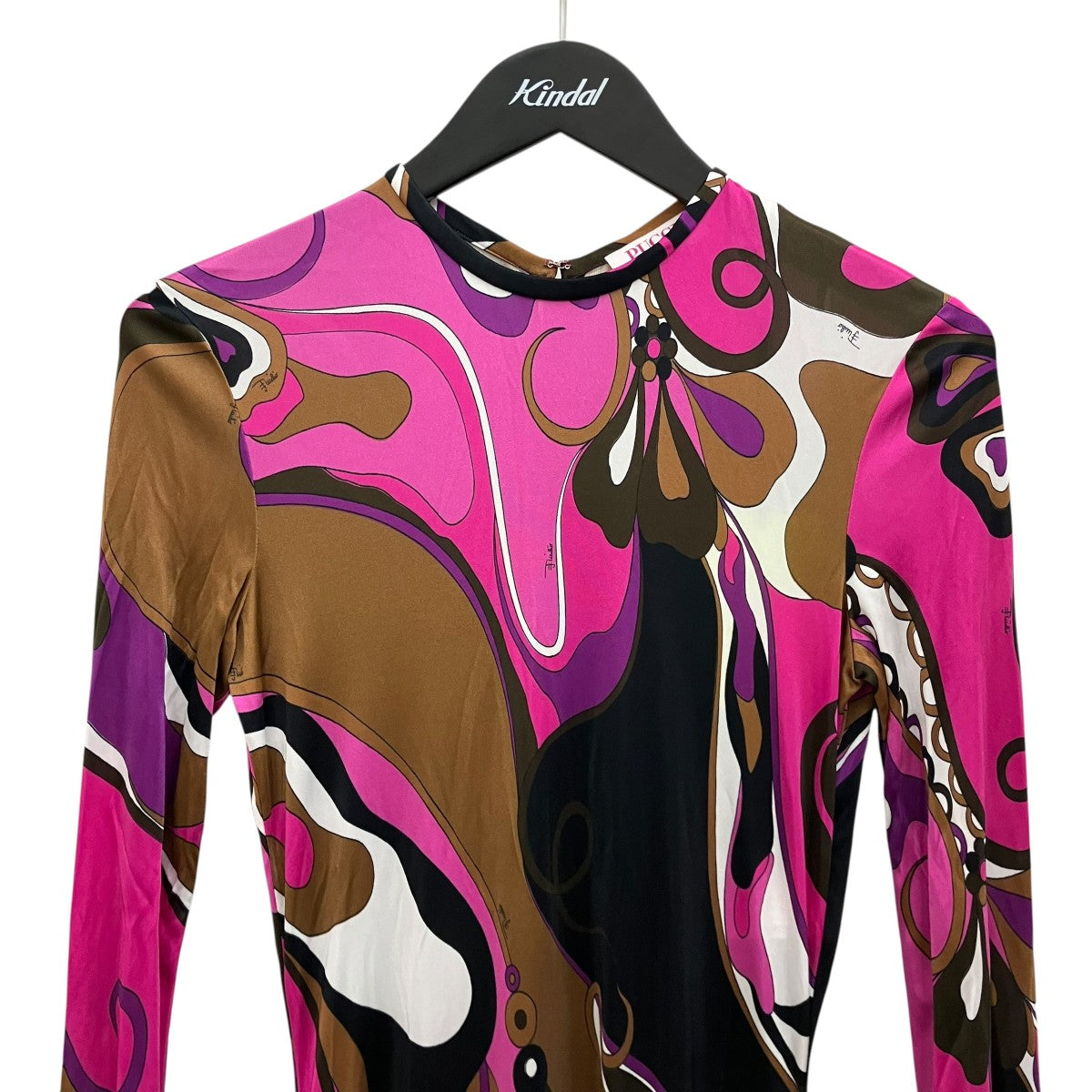 PUCCI プッチ柄切替ワンピース4UJI02 古着・中古-3枚目のアイテム画像
