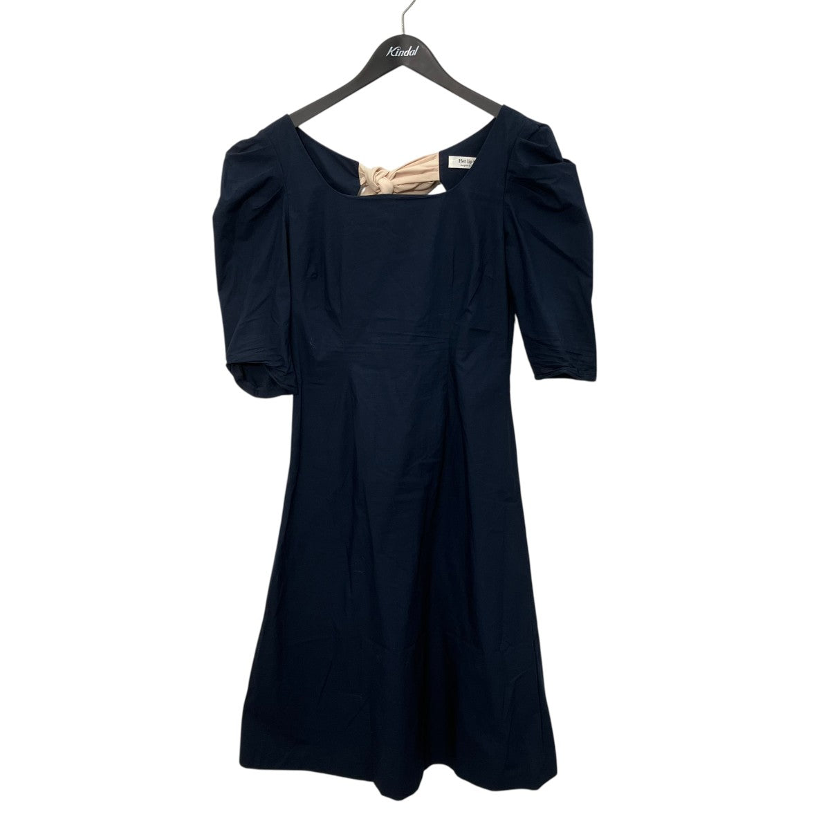 Her lip to Back Ribbon Midi DressバックリボンミニワンピースHER1904016 古着・中古-1枚目のアイテム画像