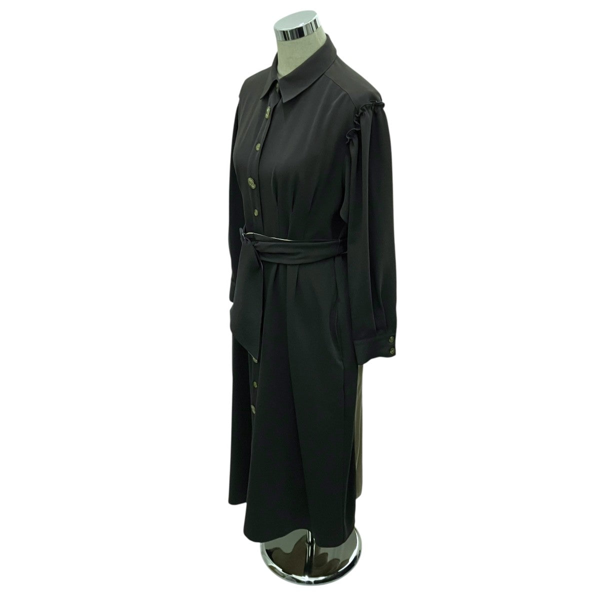 Her lip to 【TWO-TONE Belted Shirt Dress】ベルテッドワンピースHER1910106 古着・中古-3枚目のアイテム画像