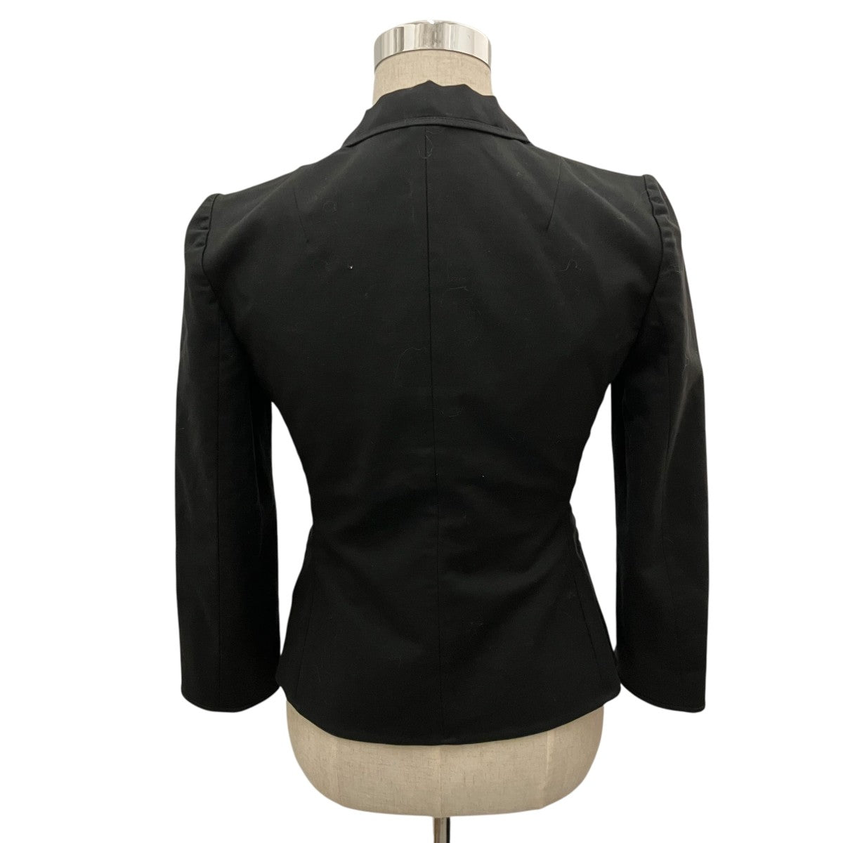 DOLCE ＆ GABBANA シルク混 コットン 1B テーラードジャケットF255OT 古着・中古-2枚目のアイテム画像