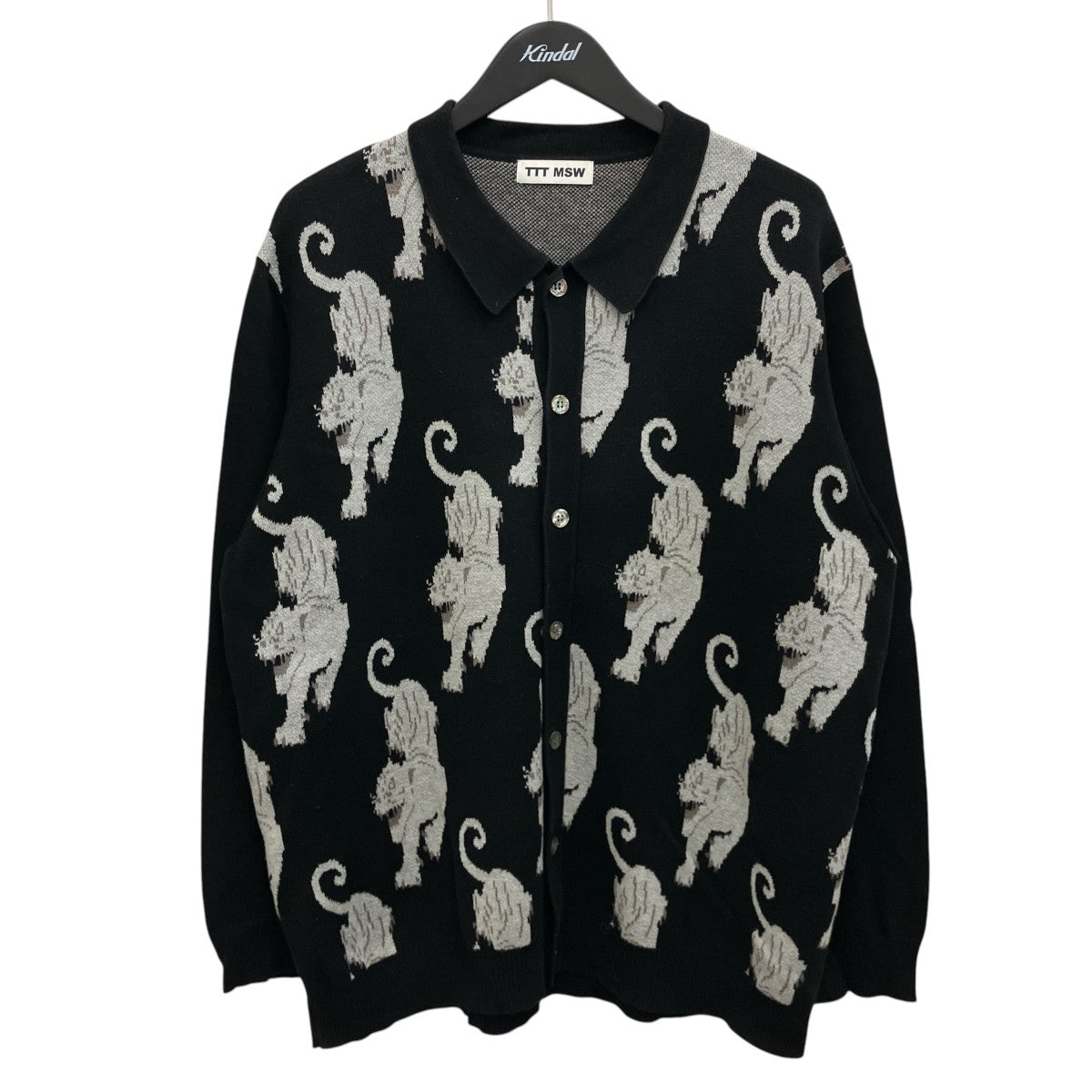 TTT MSW 【Panther Knit Cardigan】パンサーニットカーディガンTTT-2021AW-KT03 古着・中古-1枚目のアイテム画像