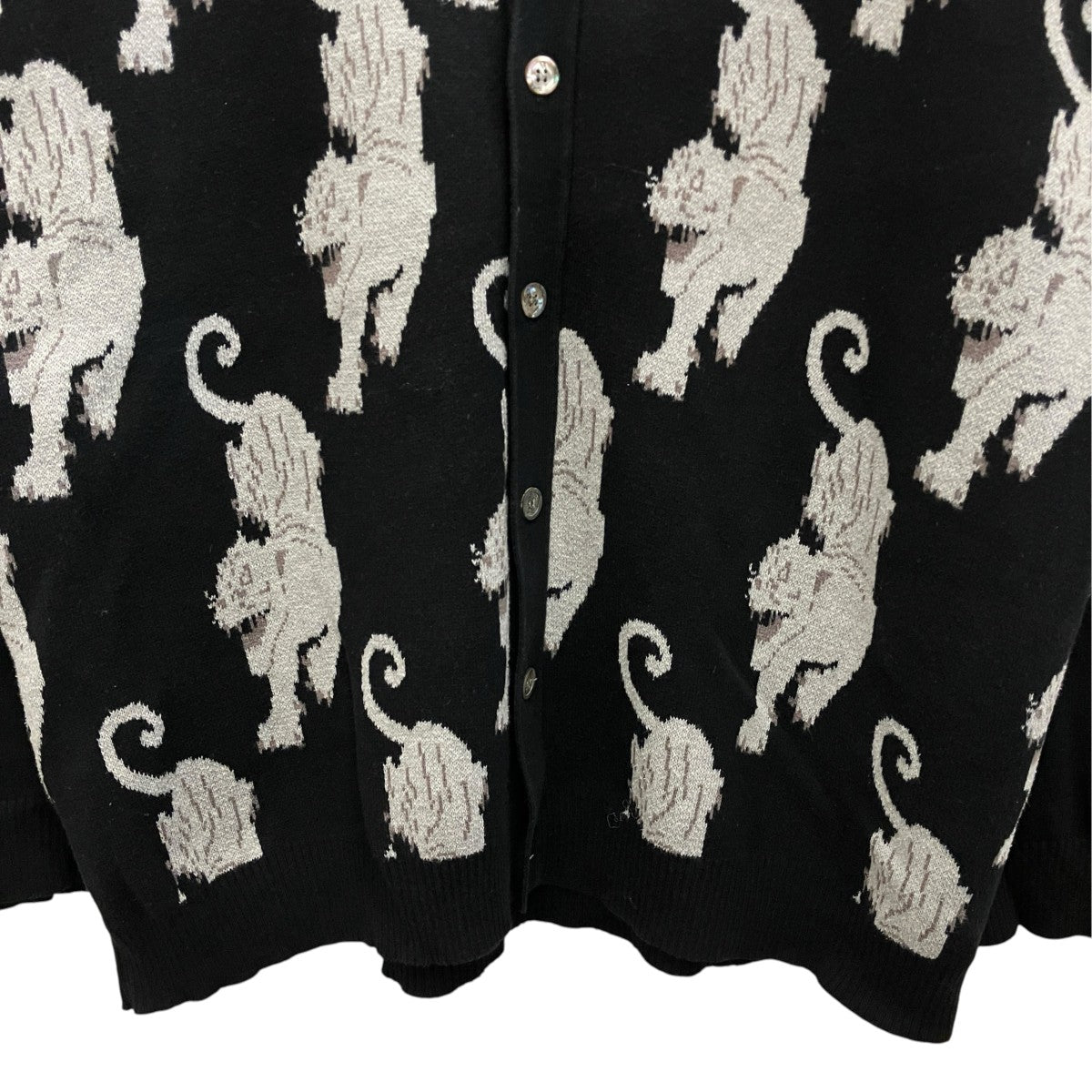 TTT MSW 【Panther Knit Cardigan】パンサーニットカーディガンTTT-2021AW-KT03 古着・中古-4枚目のアイテム画像