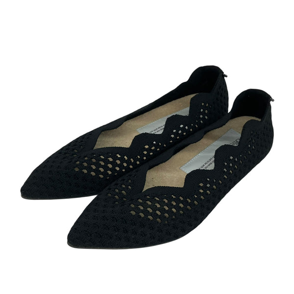 offen(オッフェン) pointed-SCALLOP MESHパンプス ブラック サイズ 40