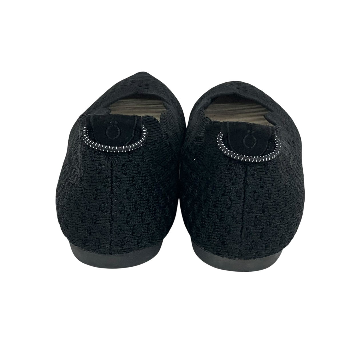 offen(オッフェン) pointed-SCALLOP MESHパンプス ブラック サイズ 40