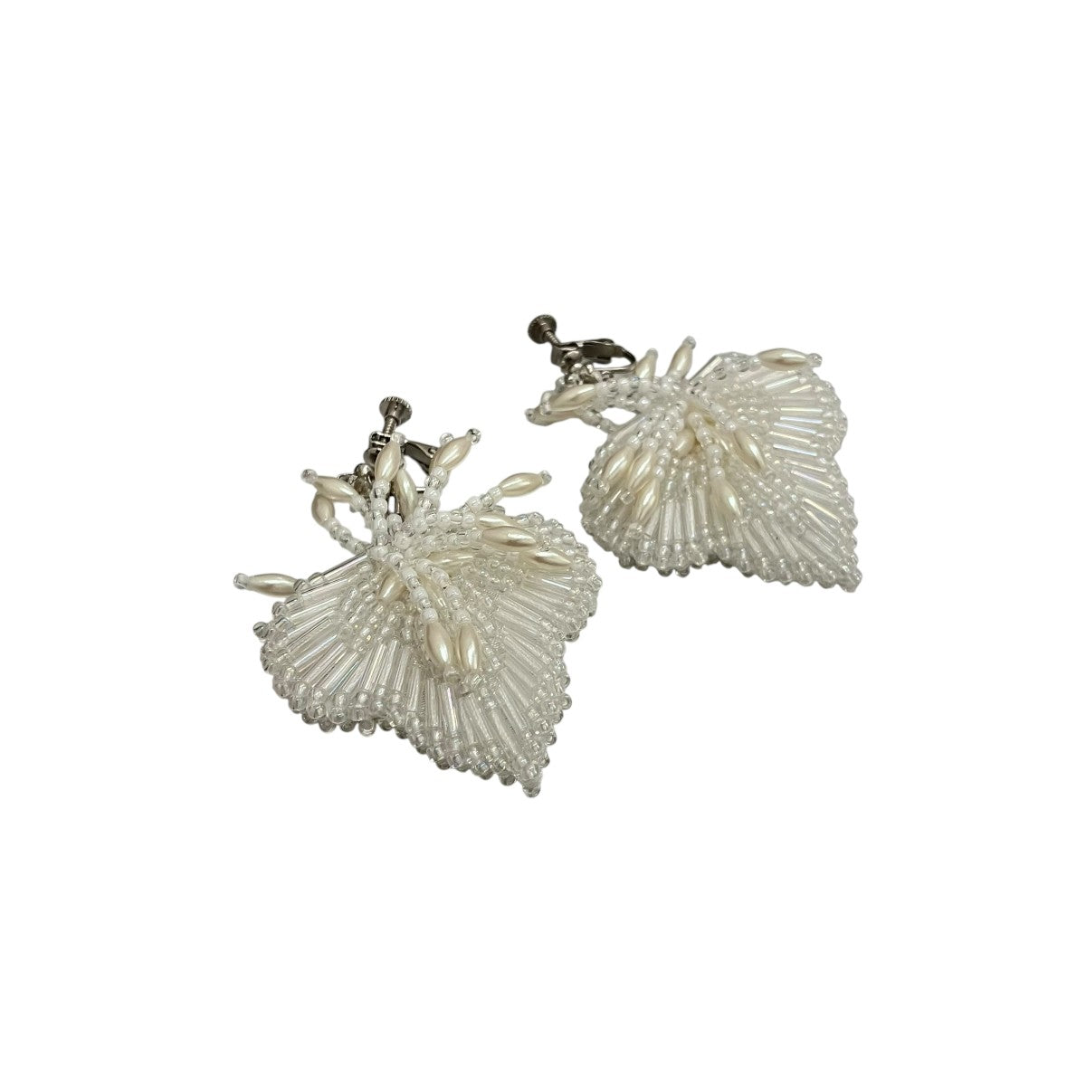 Tanaka Daisuke 【WHITE CLOVER BEADS EARRINGS】イヤリング 古着・中古-1枚目のアイテム画像