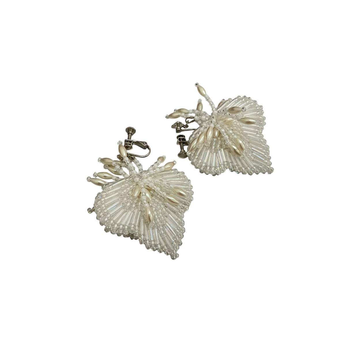 Tanaka Daisuke 【WHITE CLOVER BEADS EARRINGS】イヤリング 古着・中古-2枚目のアイテム画像