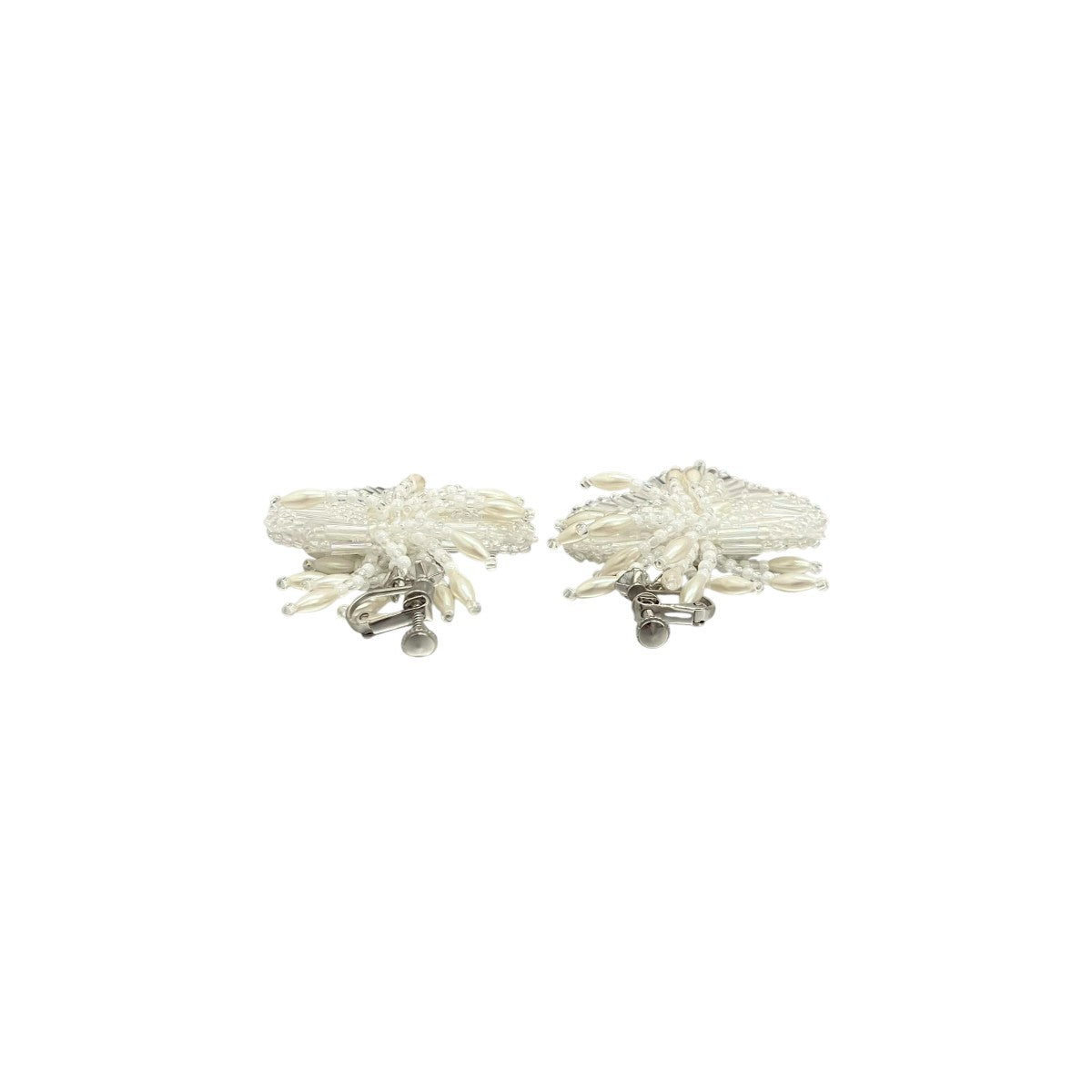 Tanaka Daisuke 【WHITE CLOVER BEADS EARRINGS】イヤリング 古着・中古-4枚目のアイテム画像