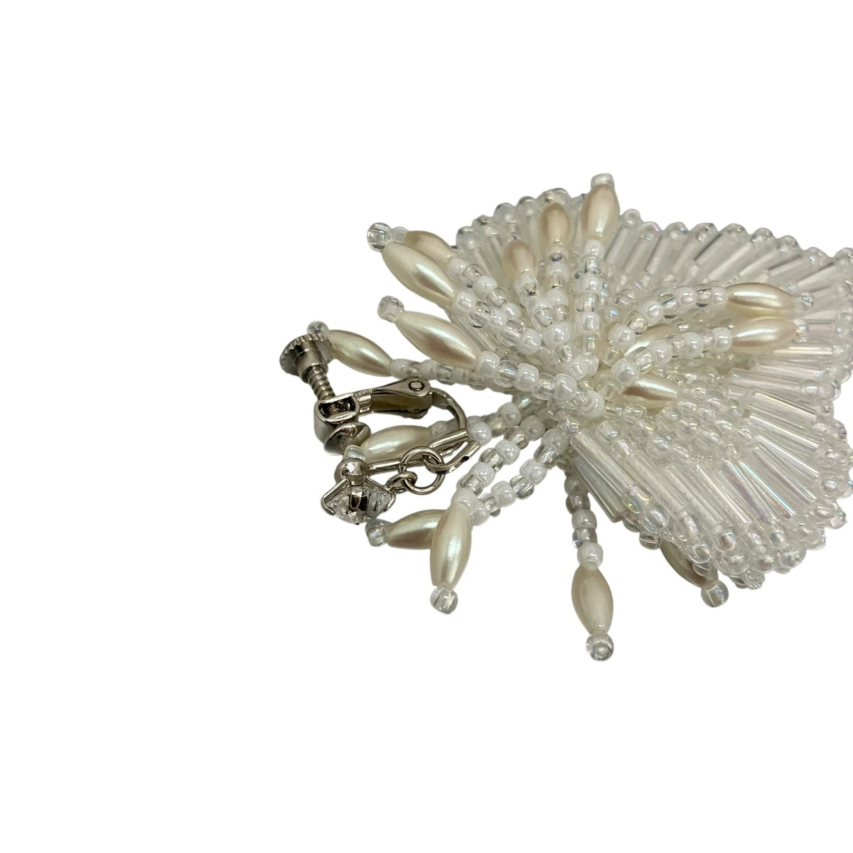 Tanaka Daisuke 【WHITE CLOVER BEADS EARRINGS】イヤリング 古着・中古-6枚目のアイテム画像