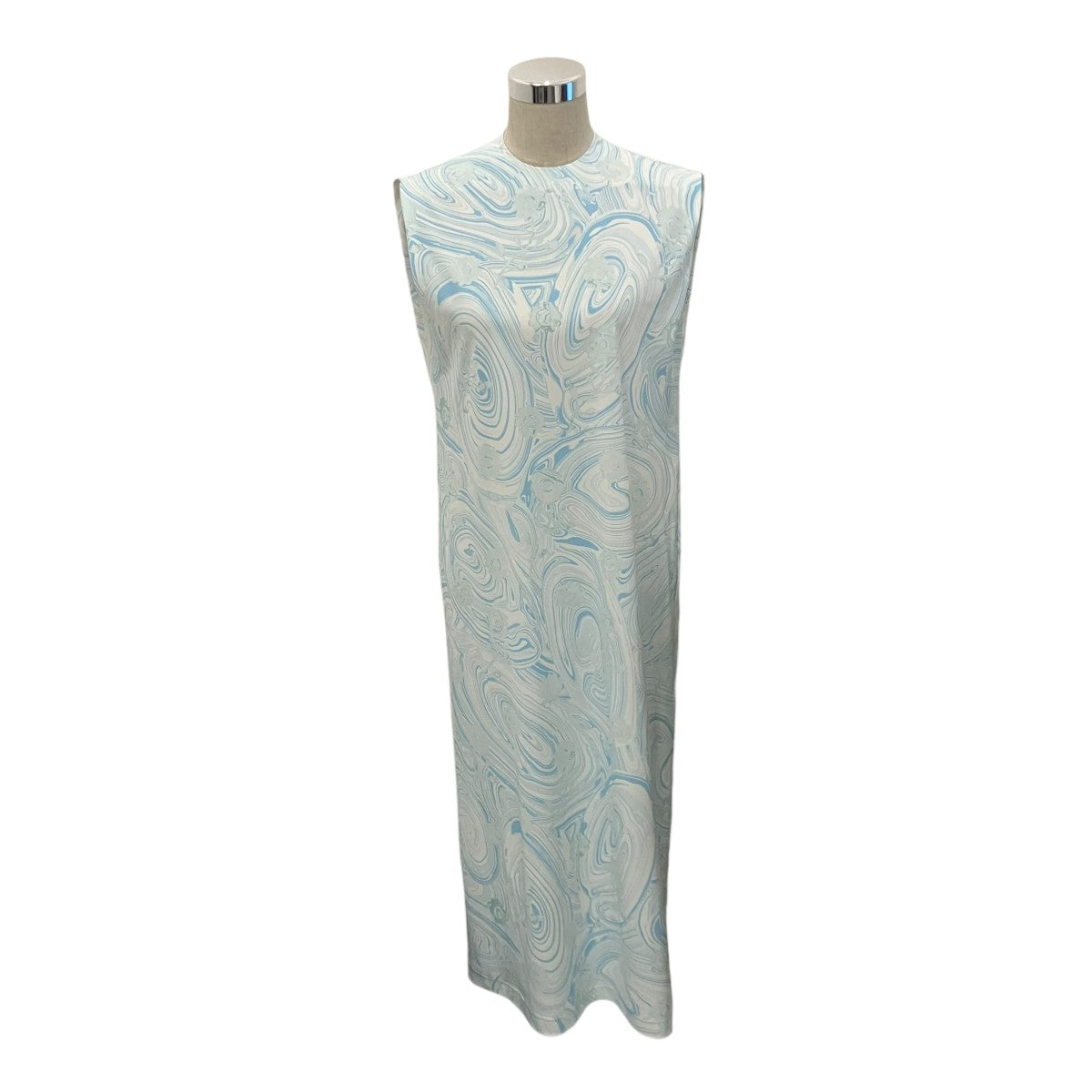 mame kurogouchi 26SS【MARBLE PRINT JERSEY DRESS】ワンピースMM26SS-JS057 古着・中古-2枚目のアイテム画像