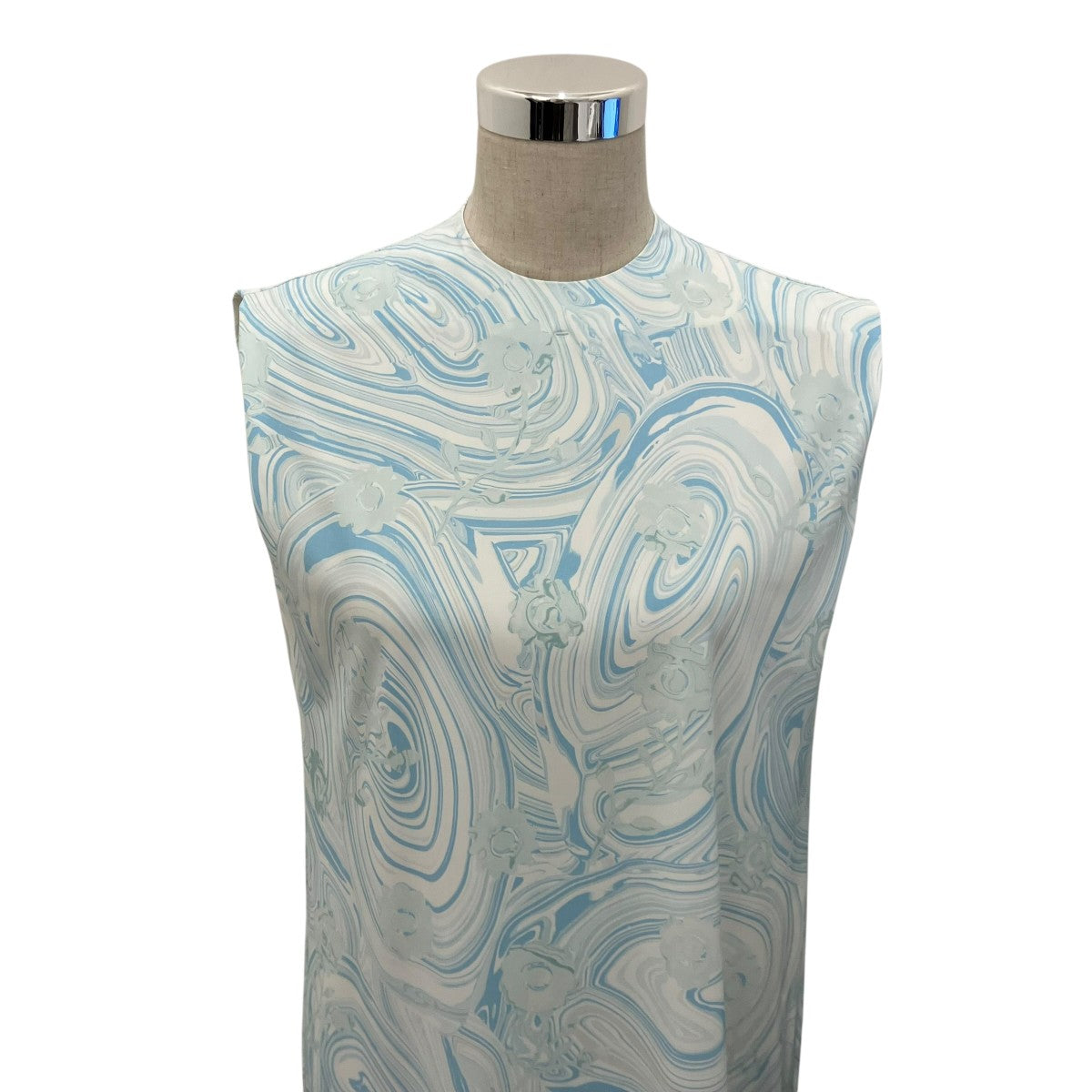 mame kurogouchi 26SS【MARBLE PRINT JERSEY DRESS】ワンピースMM26SS-JS057 古着・中古-4枚目のアイテム画像