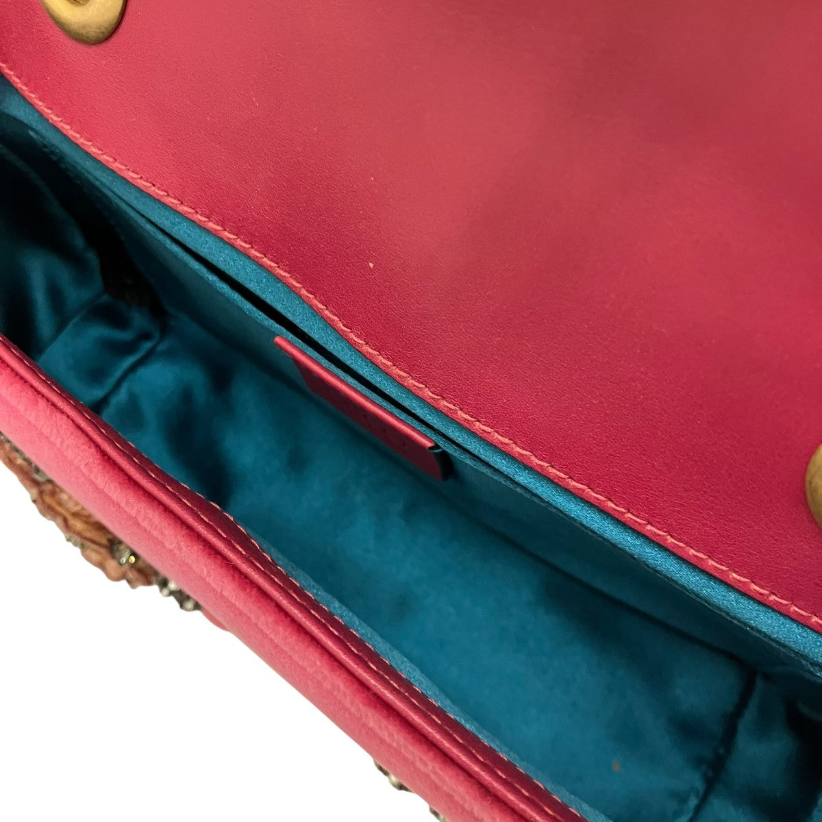 GUCCI GGマーモントストーン装飾チェーンショルダーバッグ446744 古着・中古-9枚目のアイテム画像