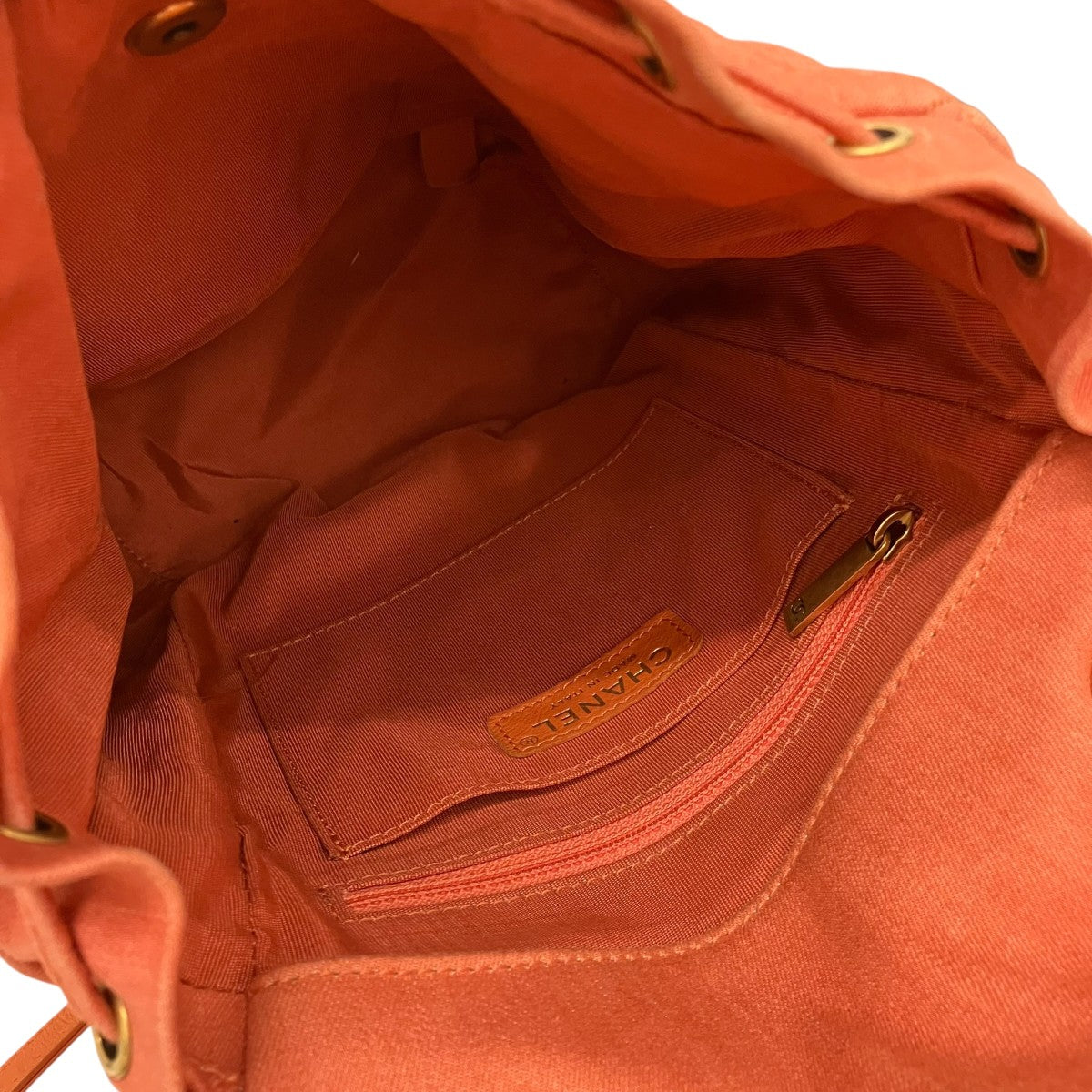 CHANEL マトラッセデニムバックパック 古着・中古-7枚目のアイテム画像