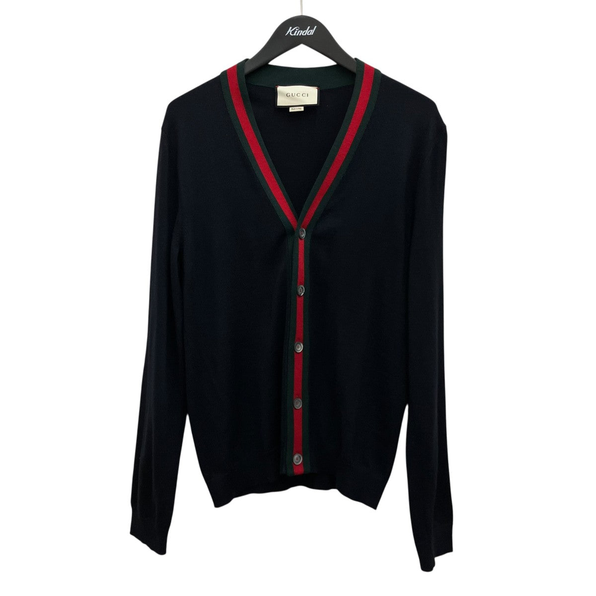 GUCCI シェリーラインニットカーディガン408146 古着・中古-1枚目のアイテム画像