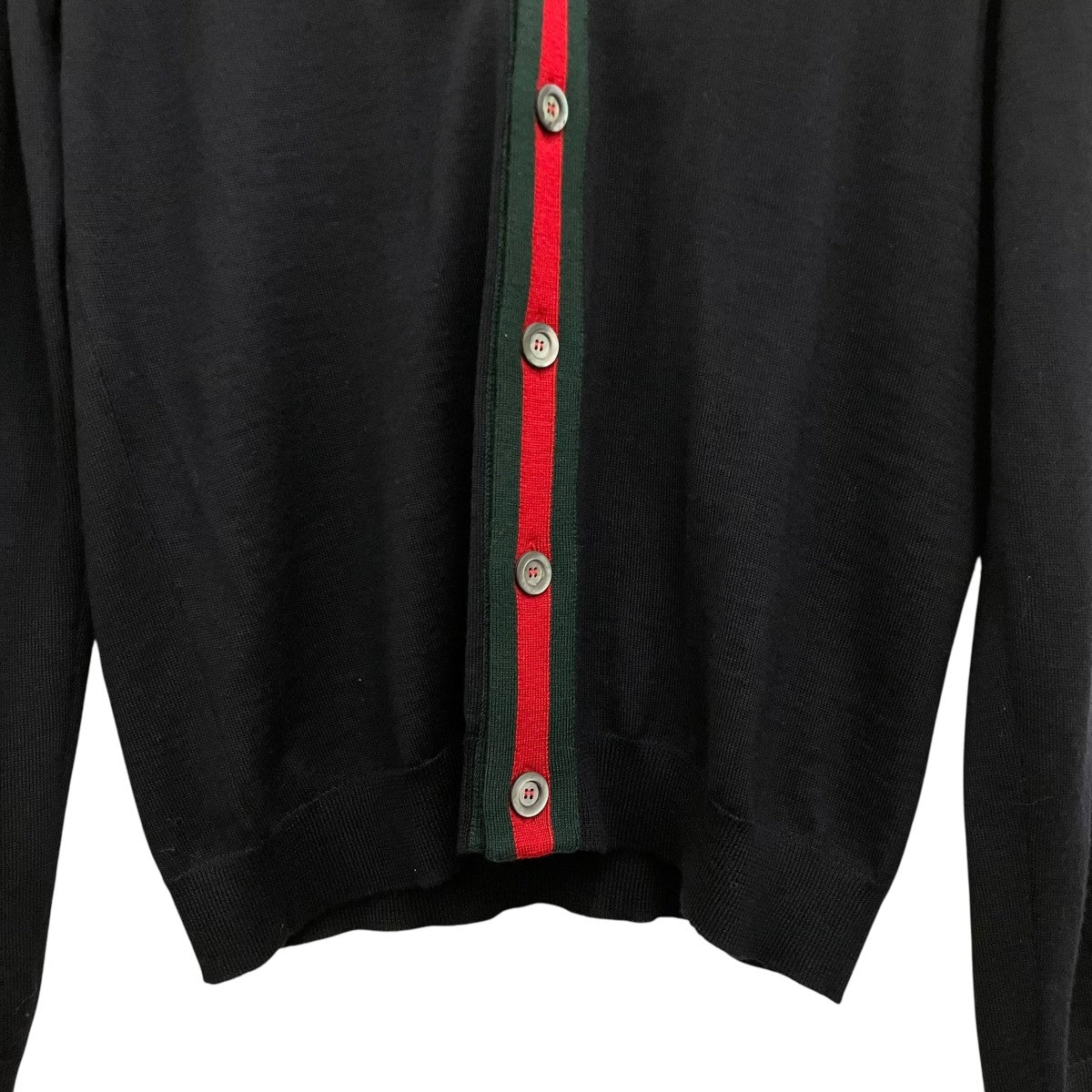 GUCCI シェリーラインニットカーディガン408146 古着・中古-4枚目のアイテム画像