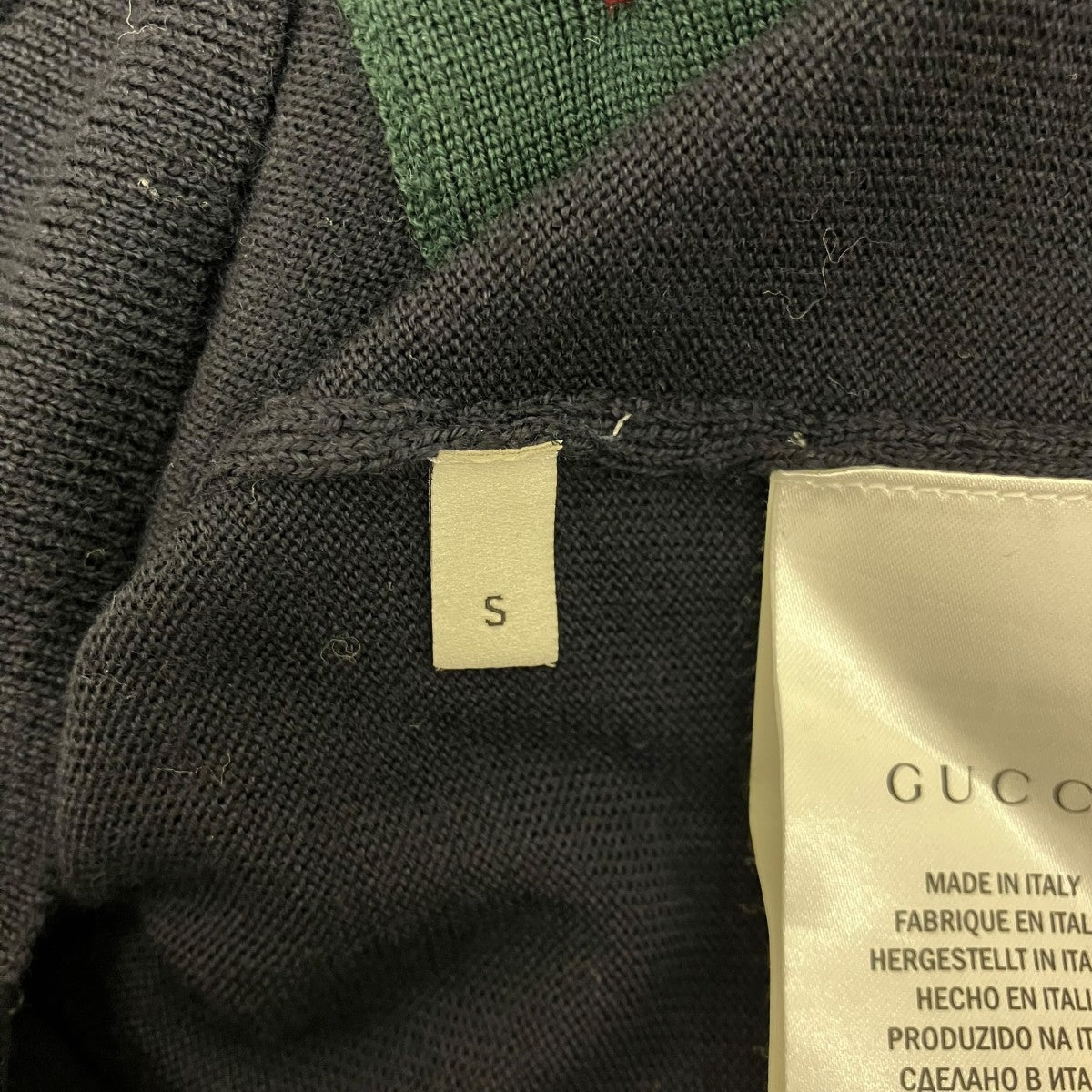 GUCCI シェリーラインニットカーディガン408146 古着・中古-7枚目のアイテム画像
