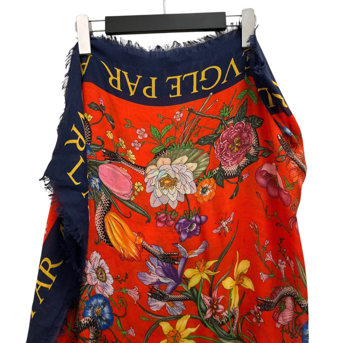 GUCCI フローラルスネークプリントスカーフ476474 古着・中古-5枚目のアイテム画像