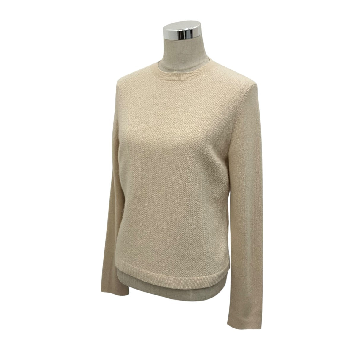 LORO PIANA ベビーカシミヤヘリンボーンニットFAL7819 古着・中古-1枚目のアイテム画像