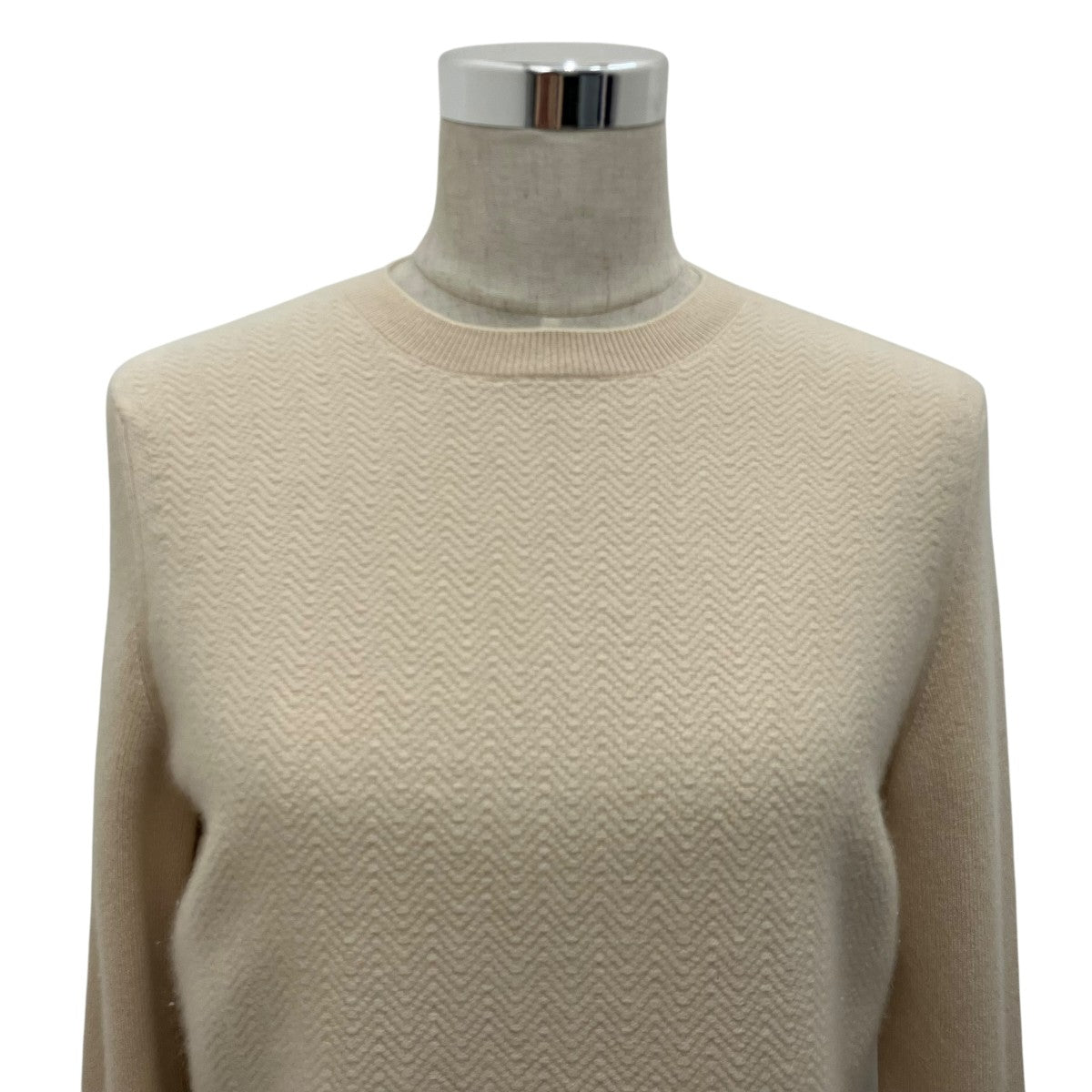 LORO PIANA ベビーカシミヤヘリンボーンニットFAL7819 古着・中古-4枚目のアイテム画像