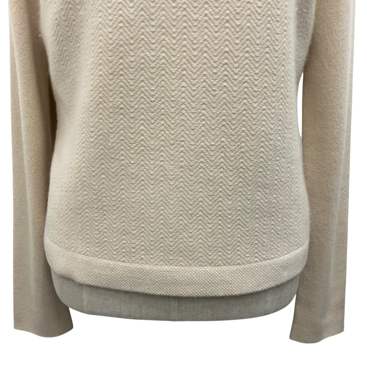 LORO PIANA ベビーカシミヤヘリンボーンニットFAL7819 古着・中古-5枚目のアイテム画像