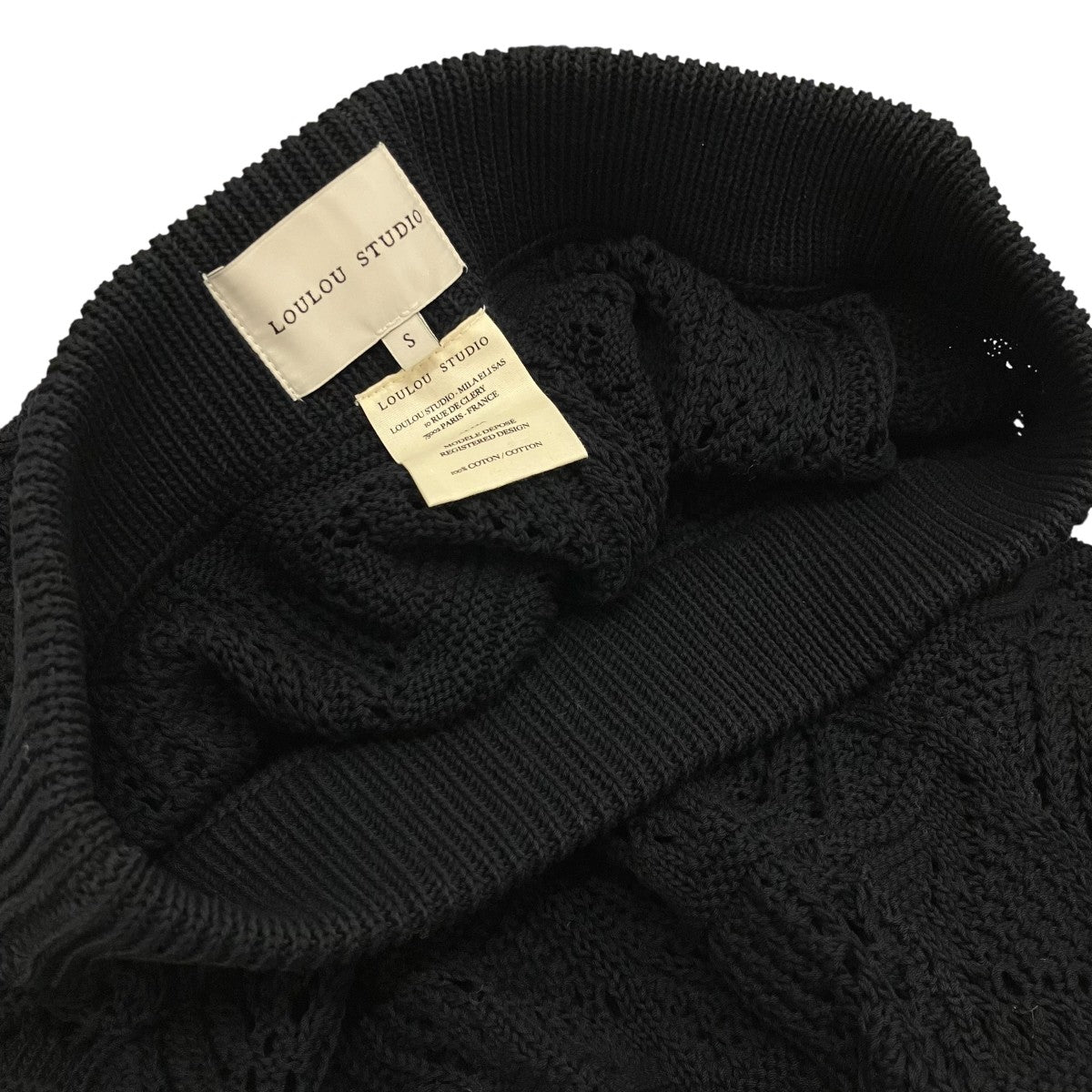 LOULOU STUDIO 【ALMA】クロシェニットパンツ 古着・中古-5枚目のアイテム画像